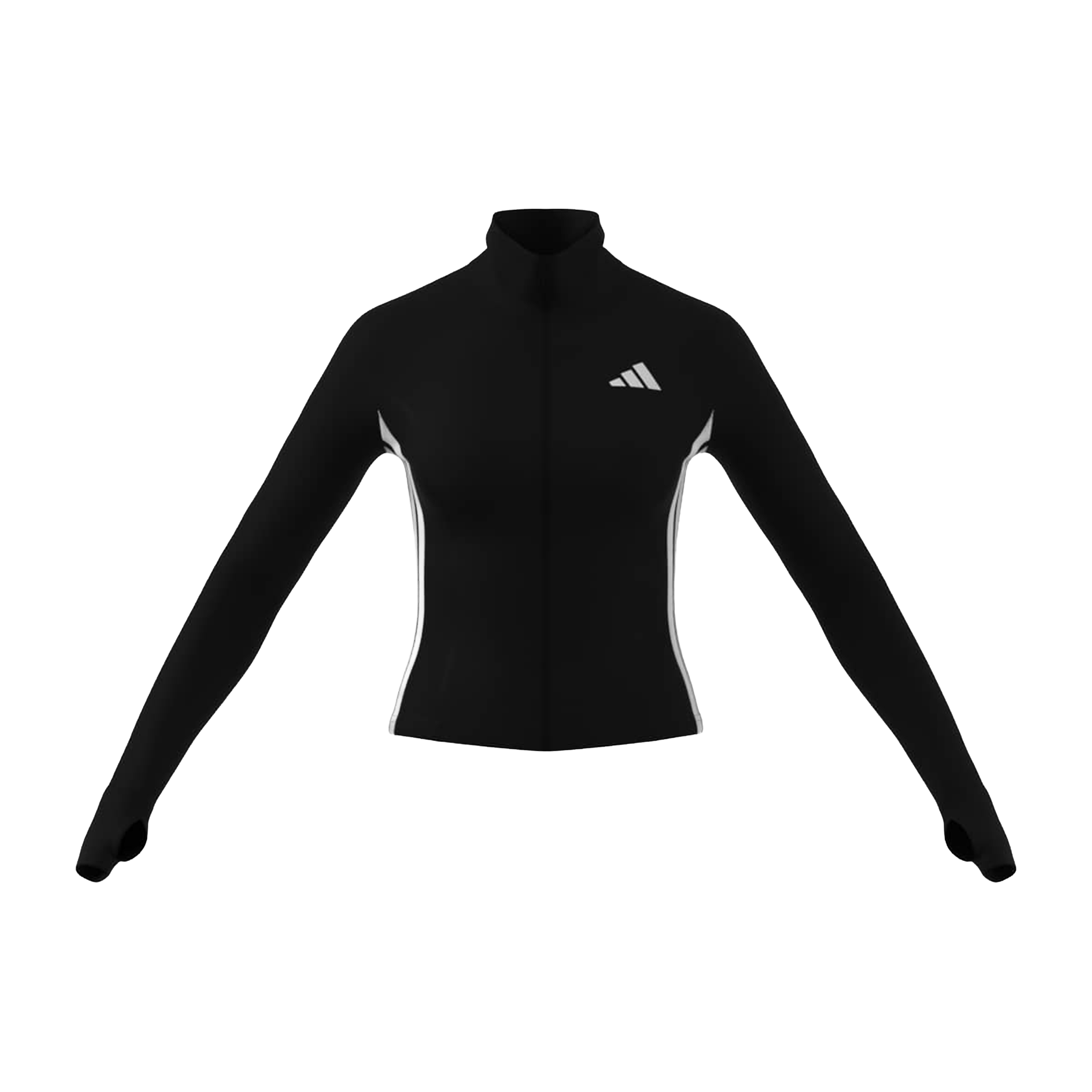Womens adidas Workout Essentials Zip Through 3-Stripes Jacket