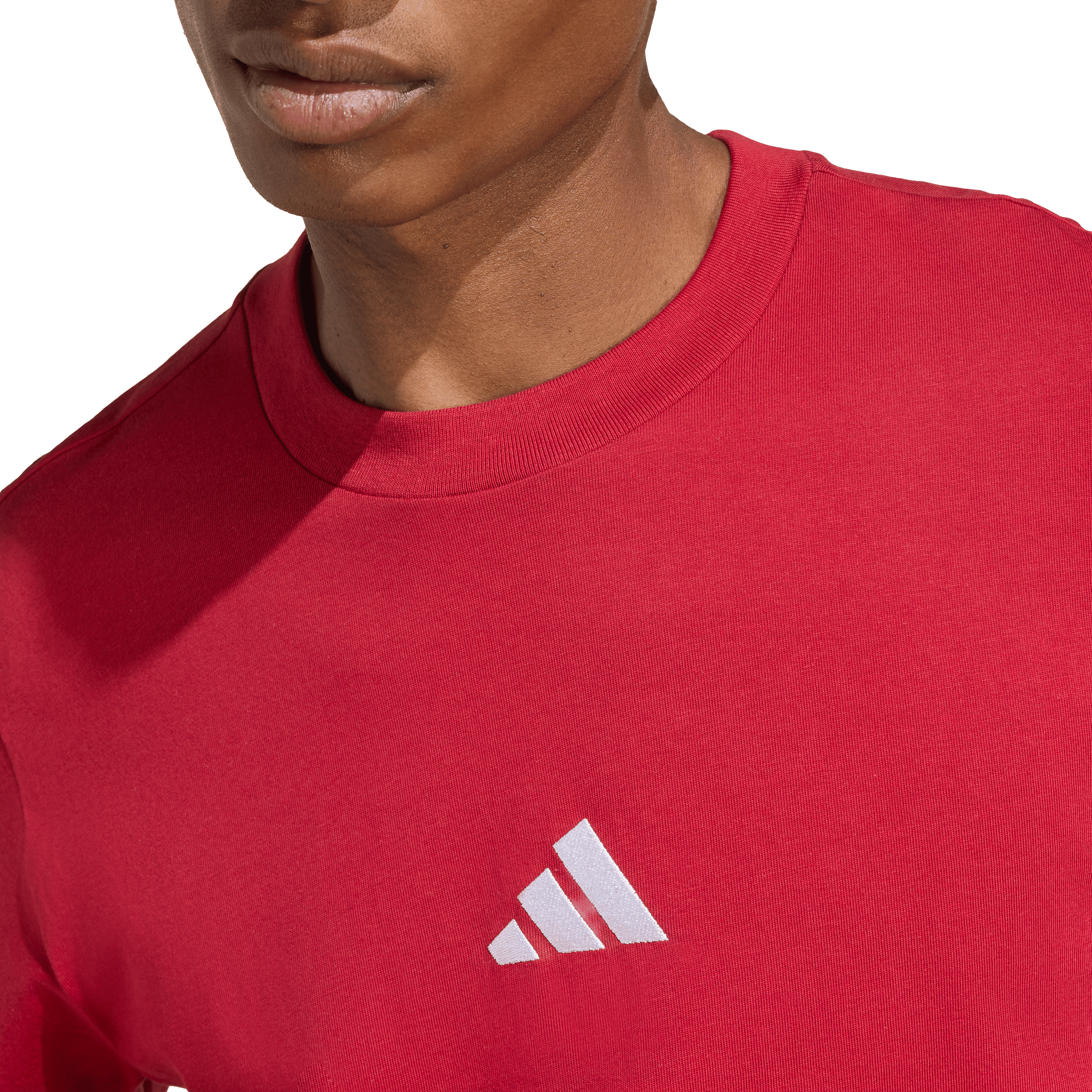 Mens Adidas Essentials Small Logo Tee