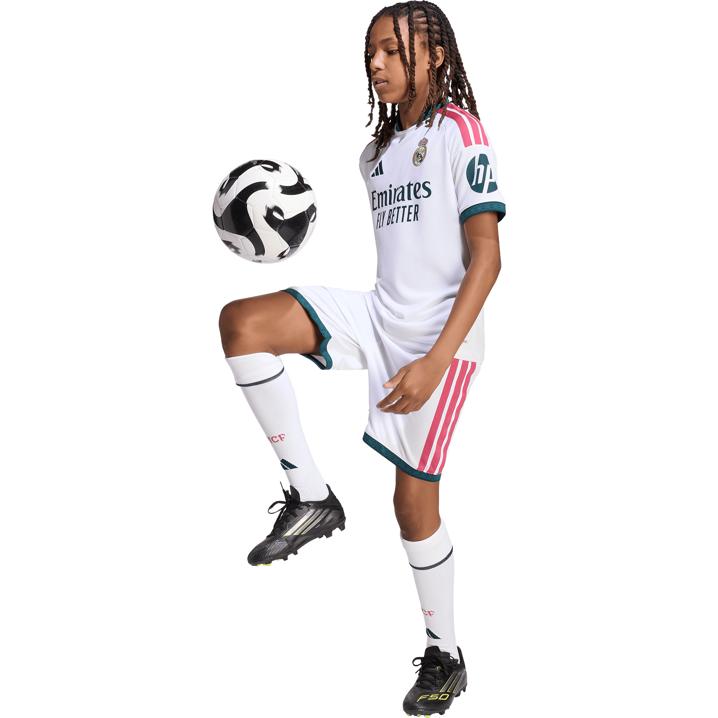 Kids adidas Real Madrid 26/27 Home Football Jersey