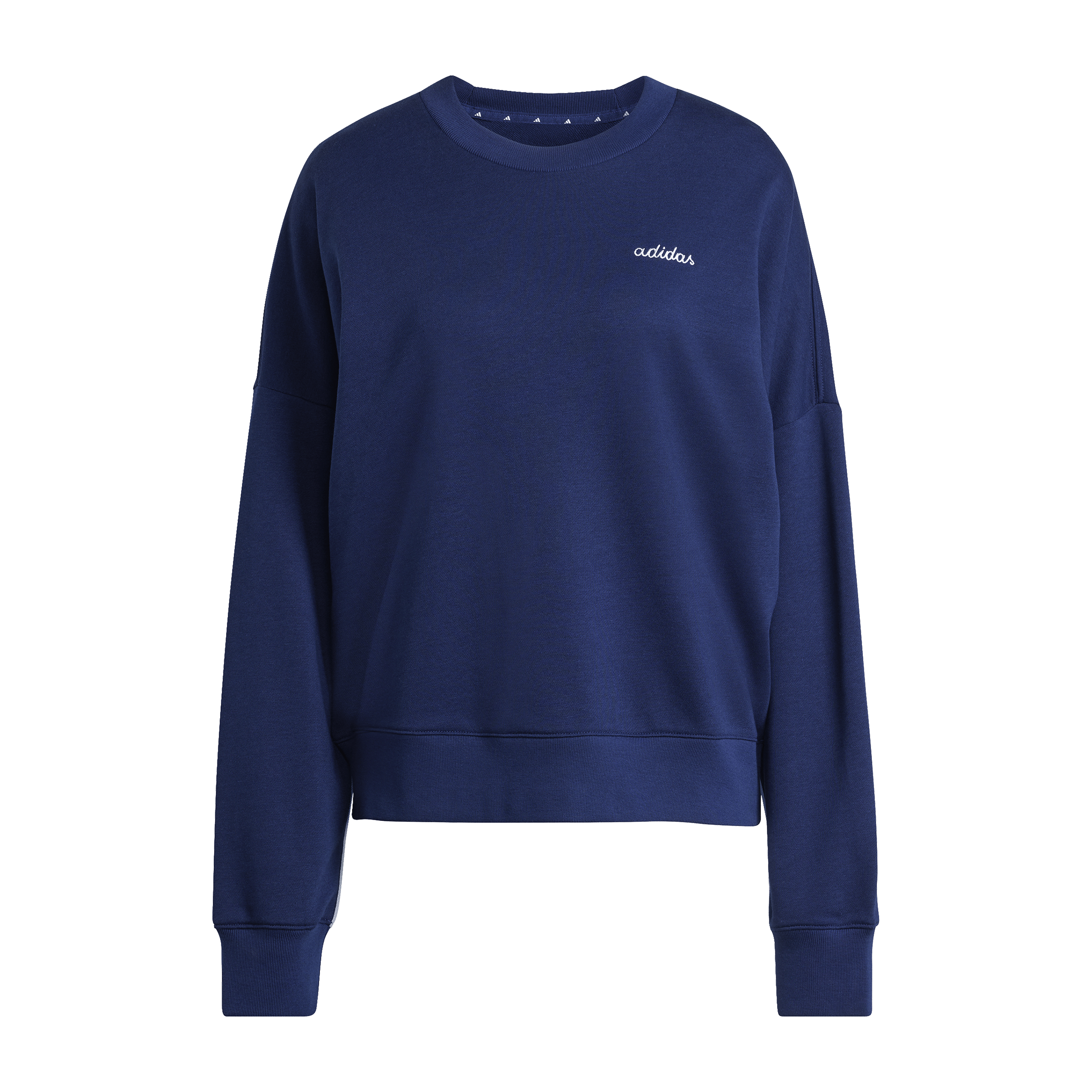 Womens Adidas Seasonal Essentials Colorpop Sweatshirt with Embroidered Graphic