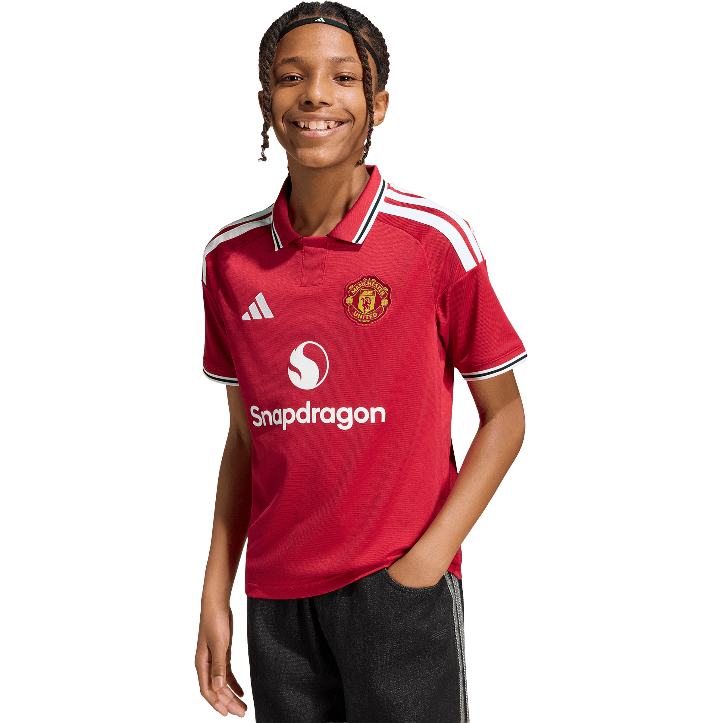 Kids adidas Manchester United 26/27 Home Football Jersey