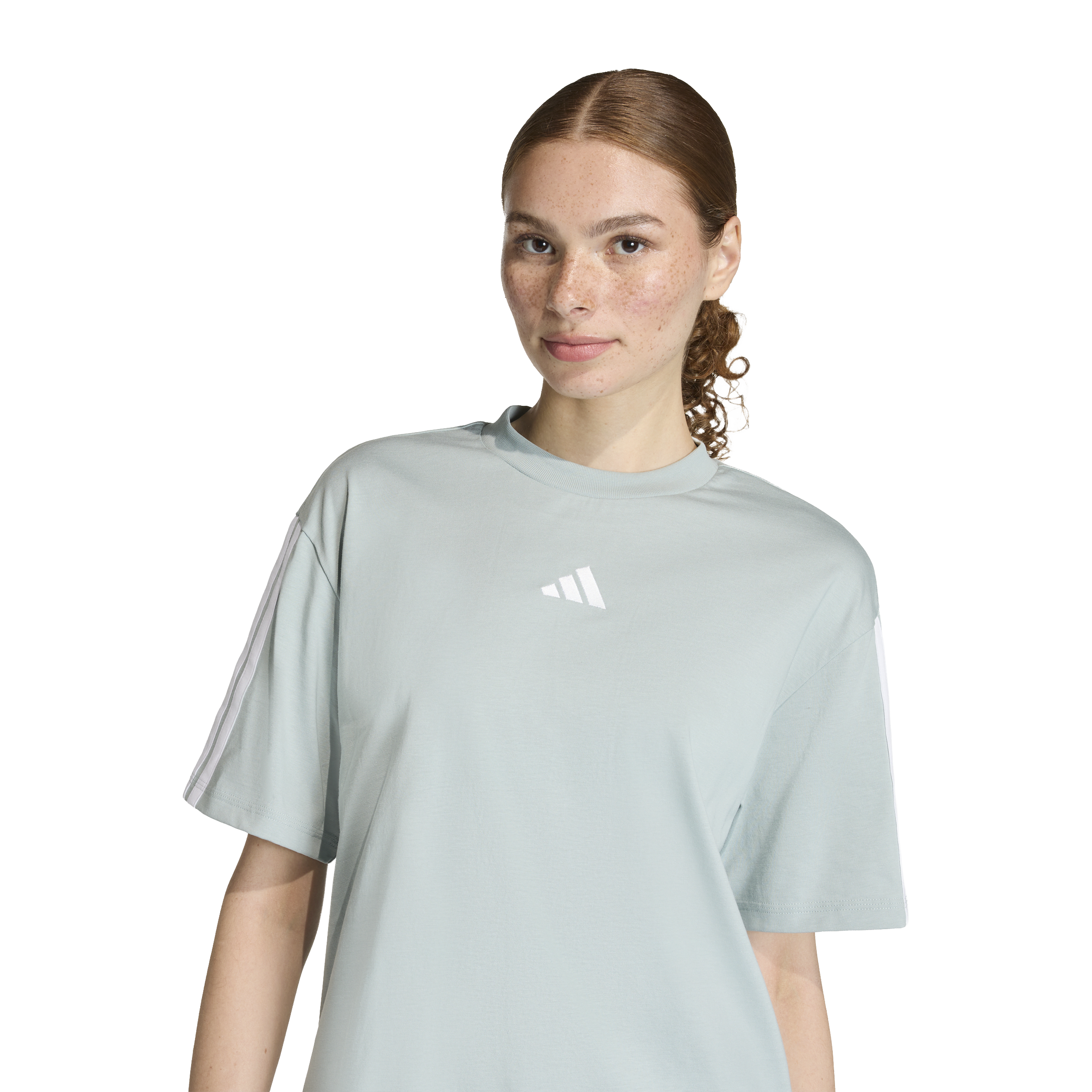 Adidas Essentials 3 Stripes Boyfriend Tee