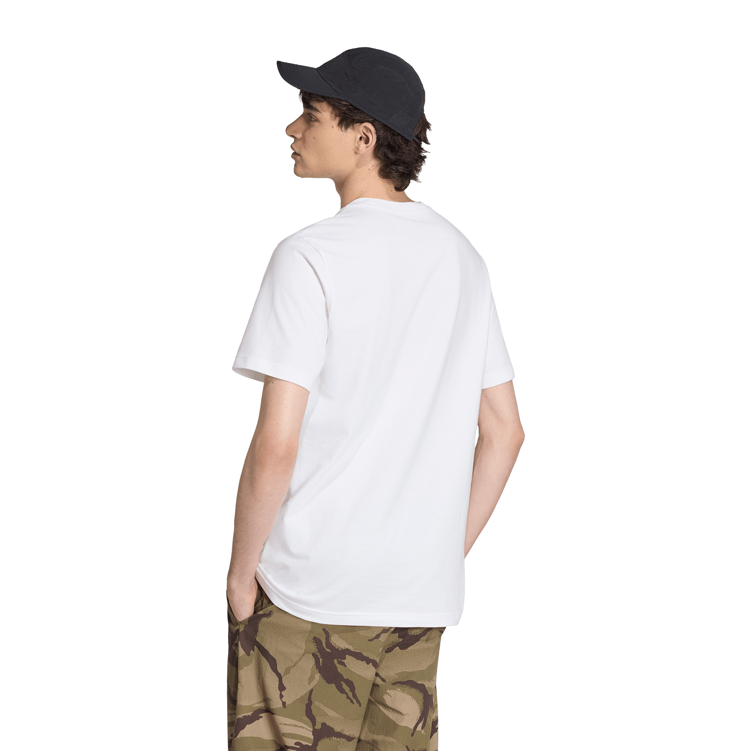 Mens adidas Camo Script Graphic Tee