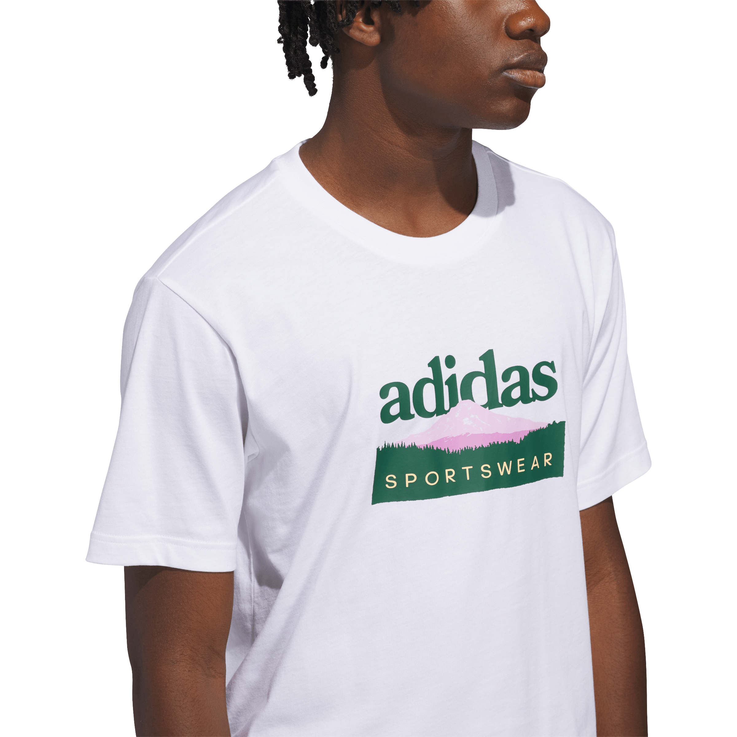 Mens Adidas Sportsman Mountain Graphic Tee