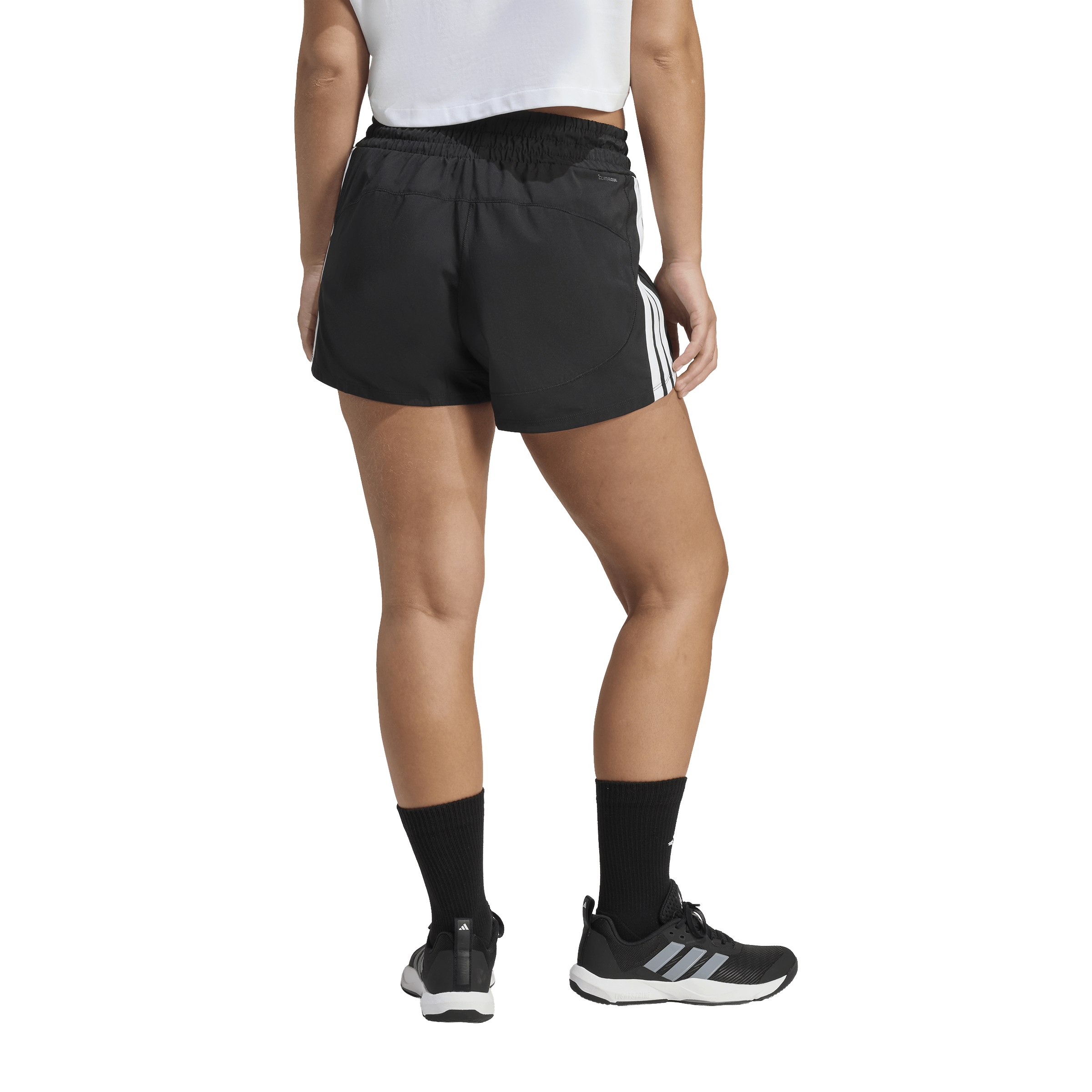 Adidas Pacer Workout High-Waisted Mesh Shorts