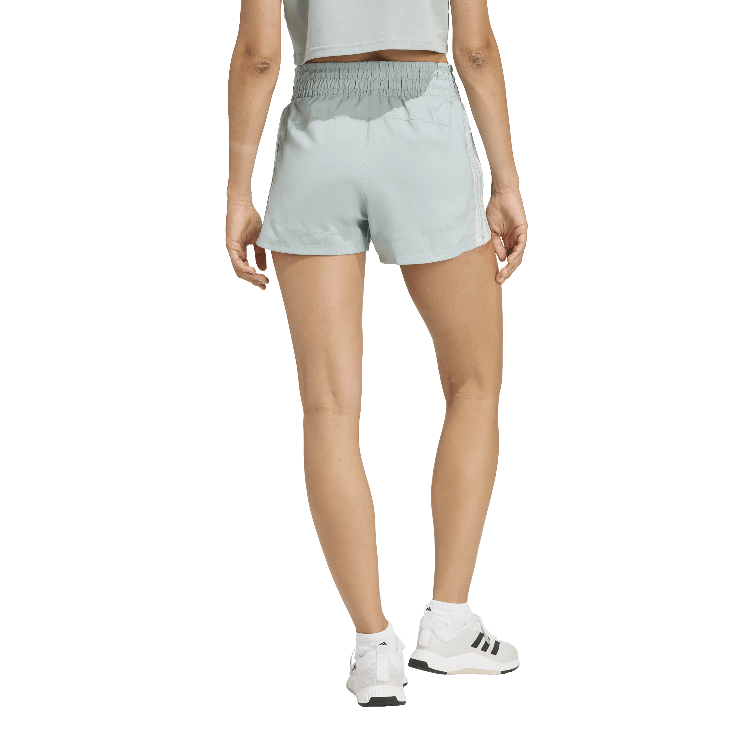 Adidas Pacer Workout High-Waisted Mesh Shorts