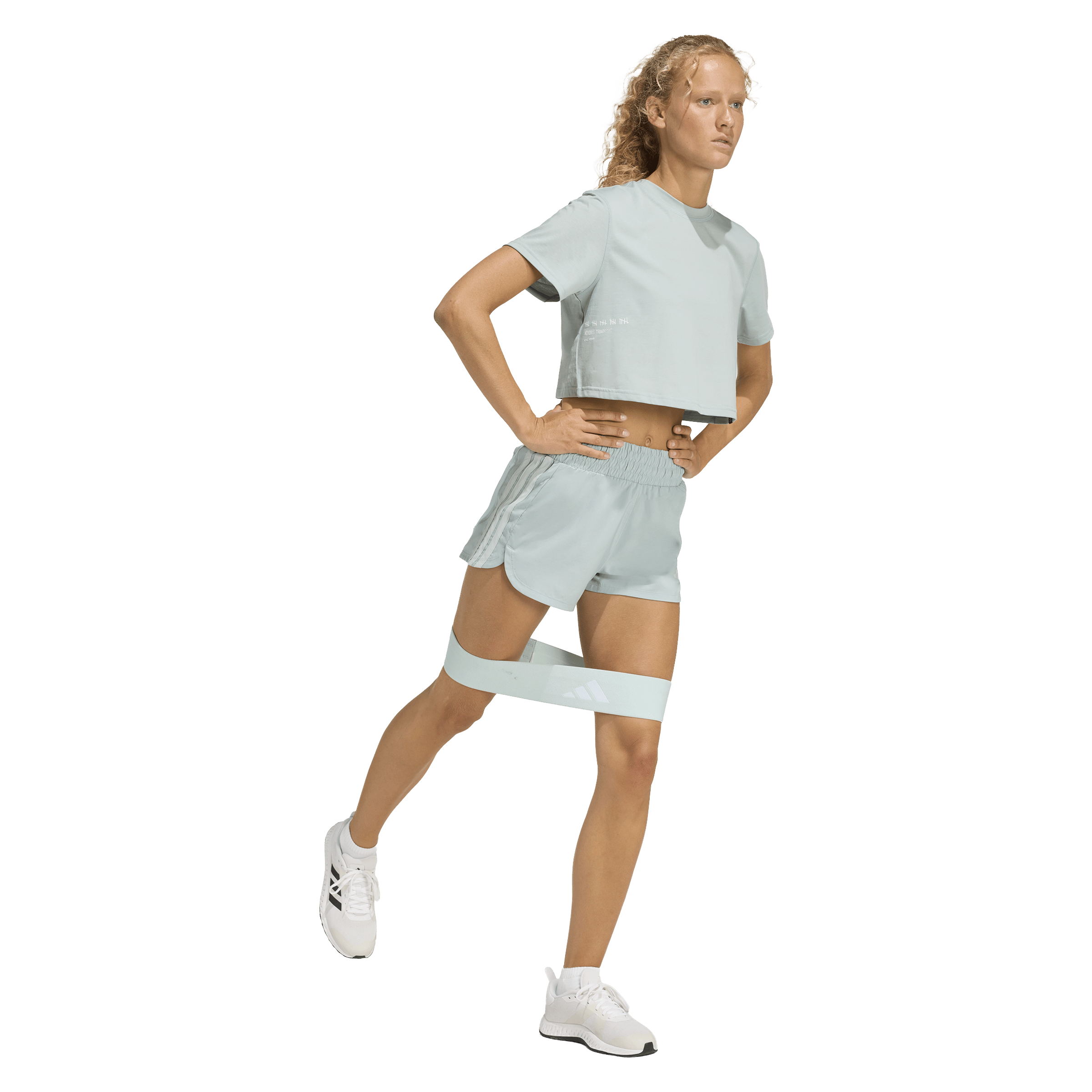 Adidas Pacer Workout High-Waisted Mesh Shorts