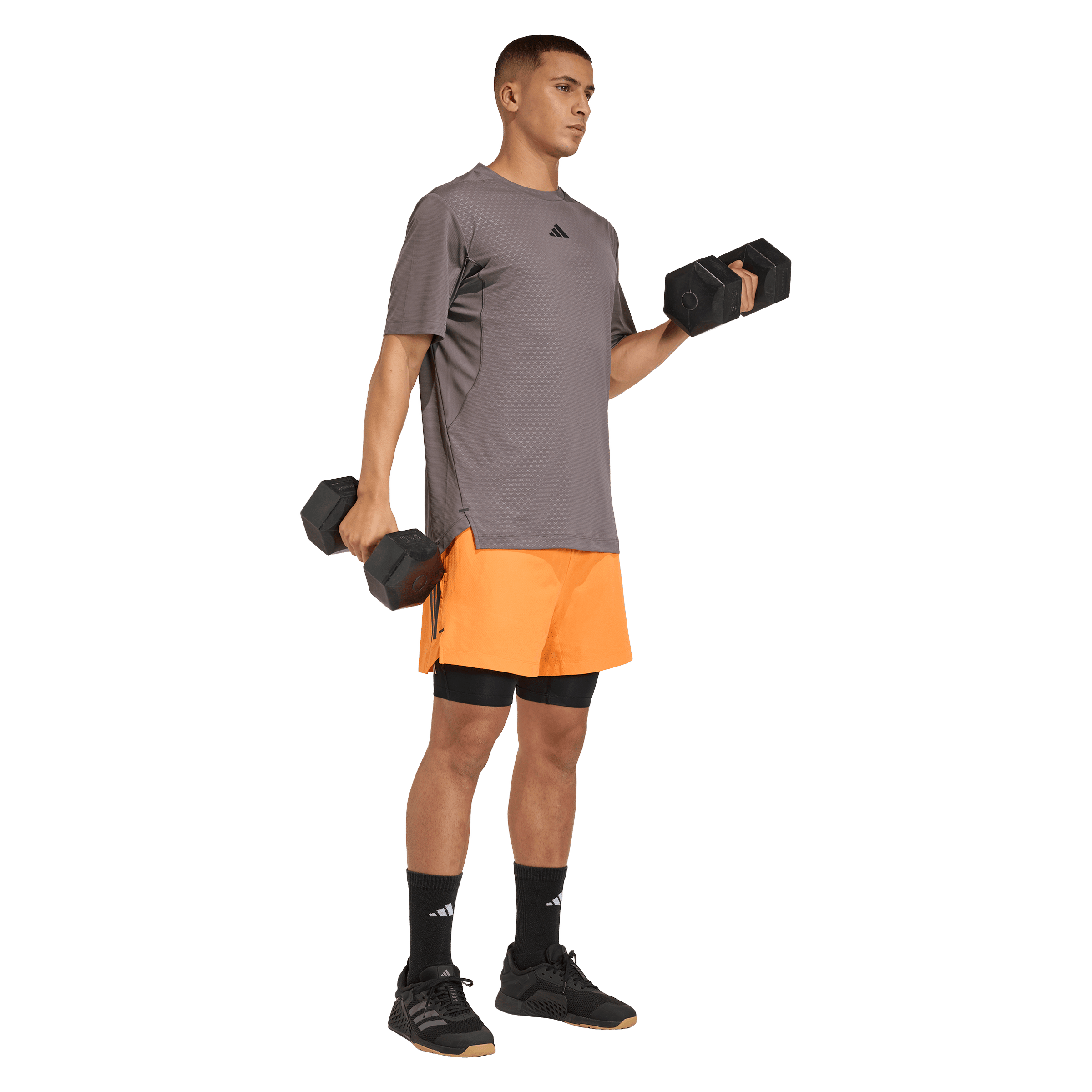 Mens Adidas D4T Power 3 Stripes Tee