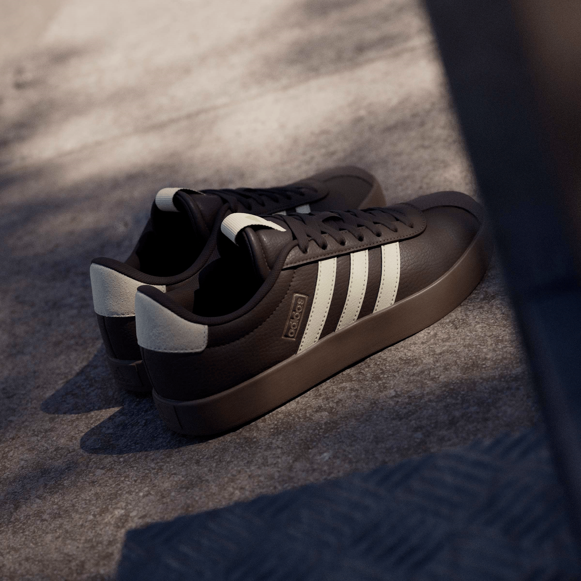 Womens adidas VL Court 3.0 (Leather) Shoes