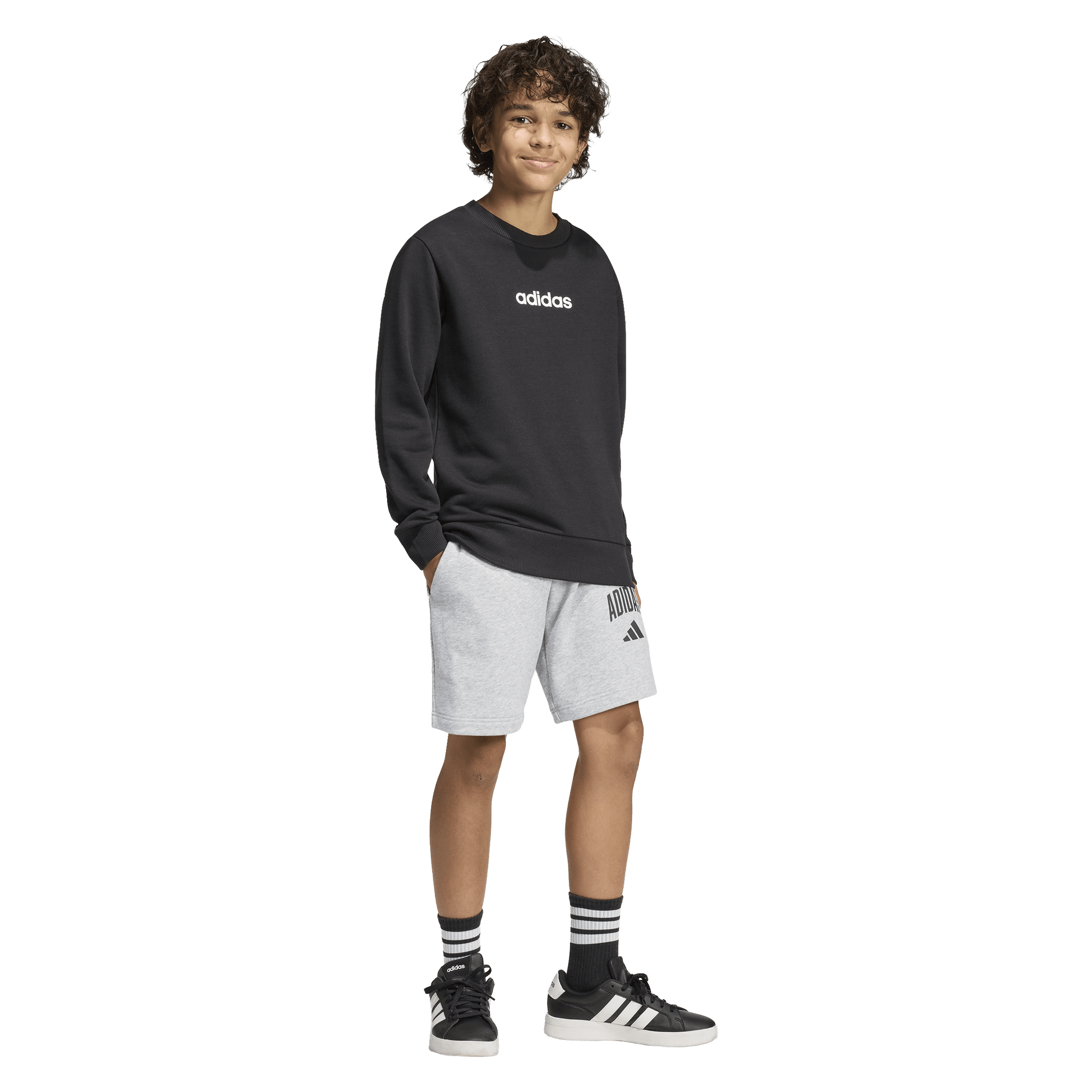 Kids adidas Seasonals Essentials Collegiate Typography Shorts
