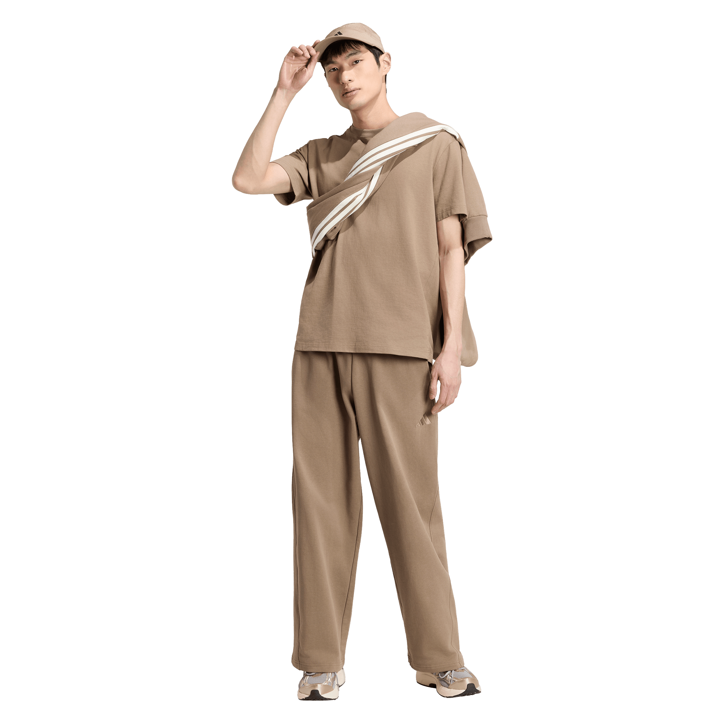 Mens adidas KIT Small Logo Wide Pants