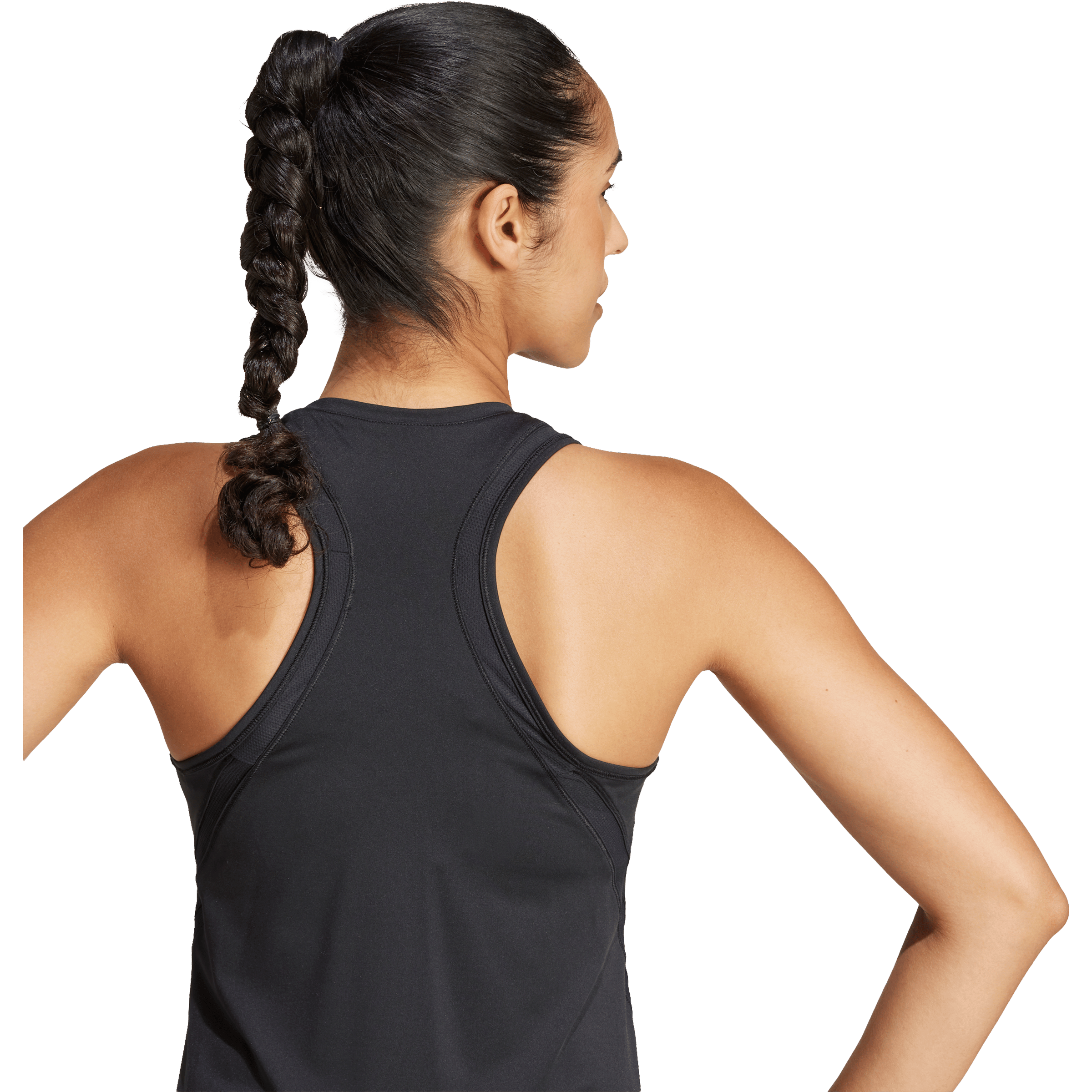 Adidas Womens Designed For Training Slim Fit Tank Top Black | Sports ...