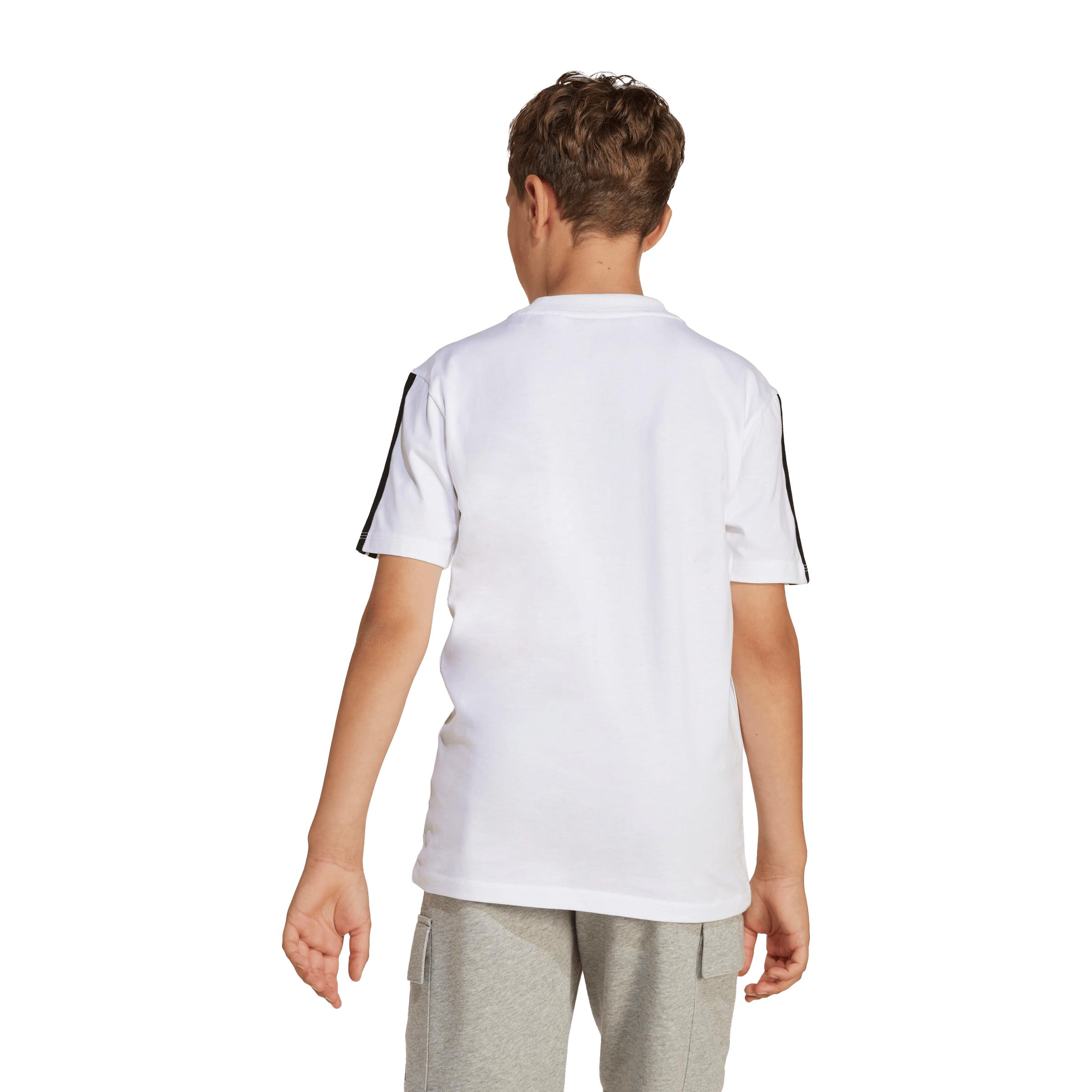 Adidas Kids Essentials Tee White / Black | Sports Direct Australia