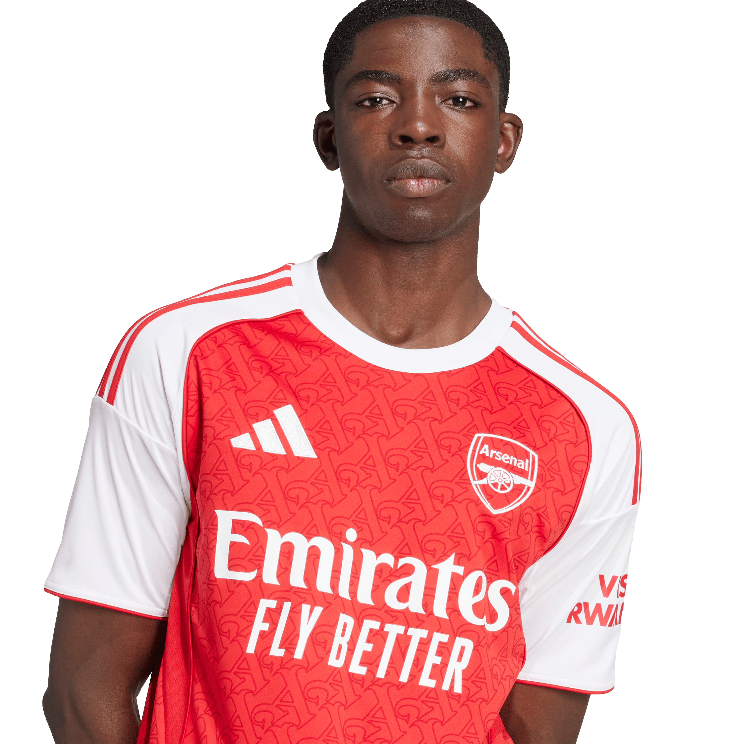 Adidas Mens Arsenal 25/26 Home Replica Football Jersey Better Scarlet ...
