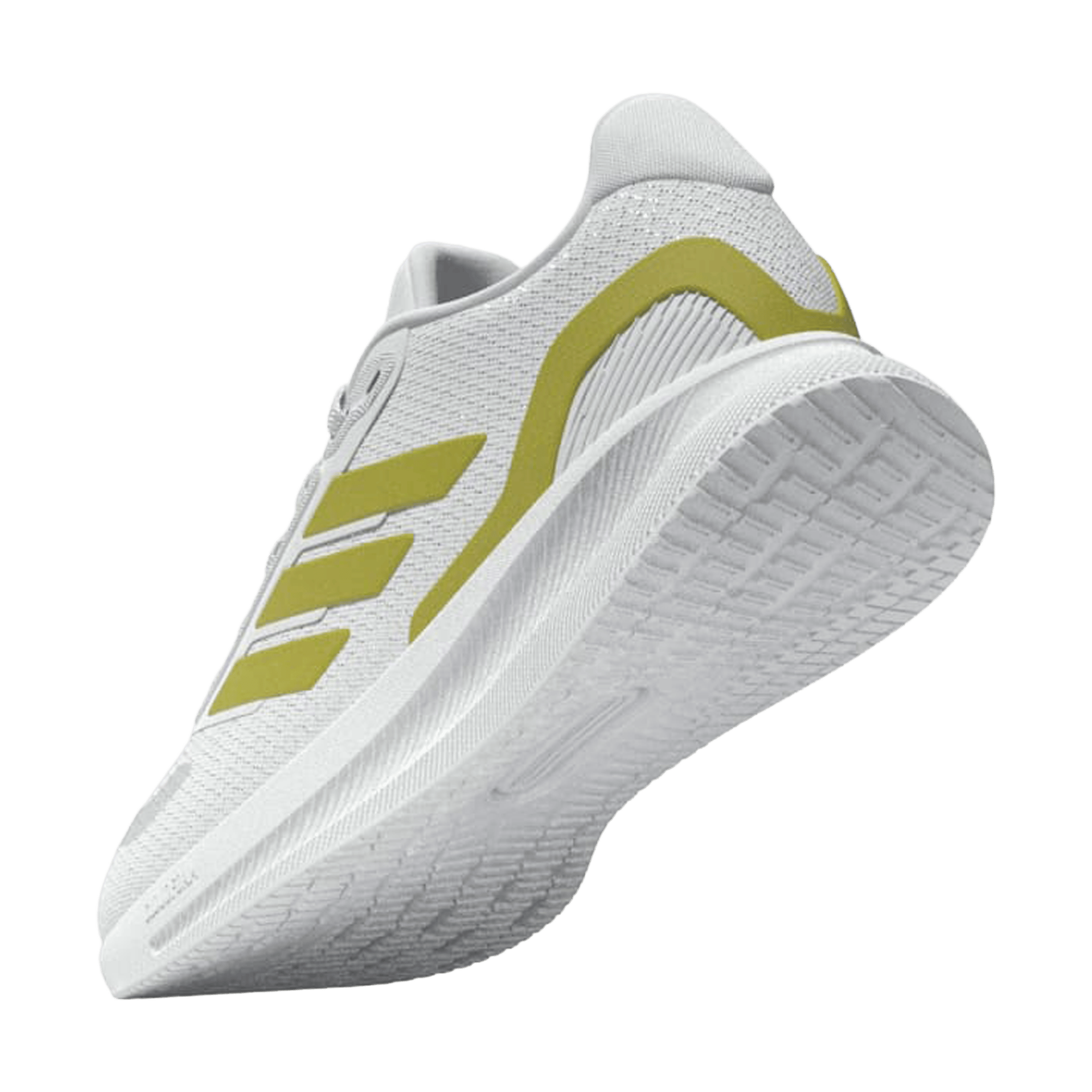 Adidas Womens Runfalcon 5 Running Shoes White/Ftwr White/Preloved Lime ...