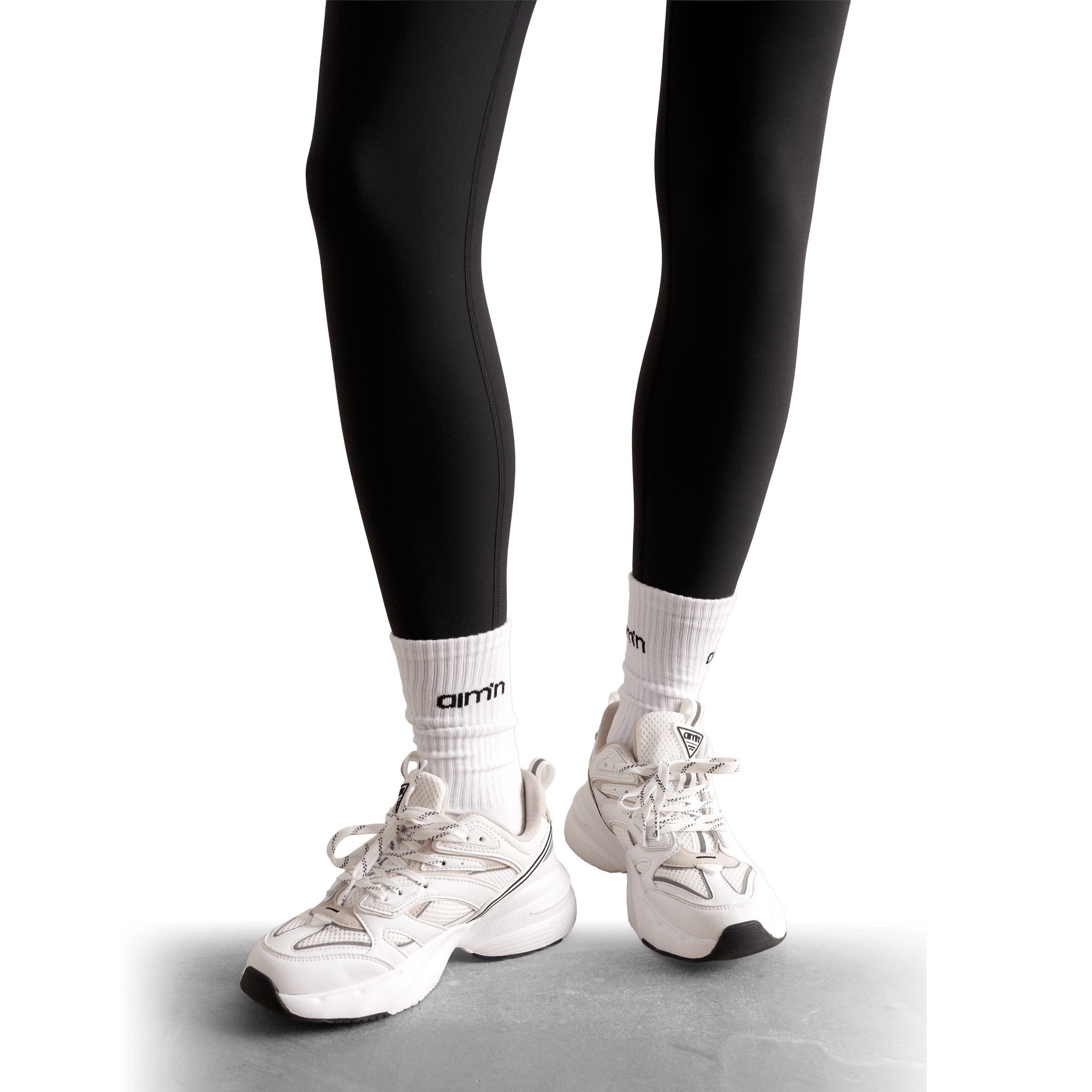 Womens AIM'N (3pk) Logo Socks