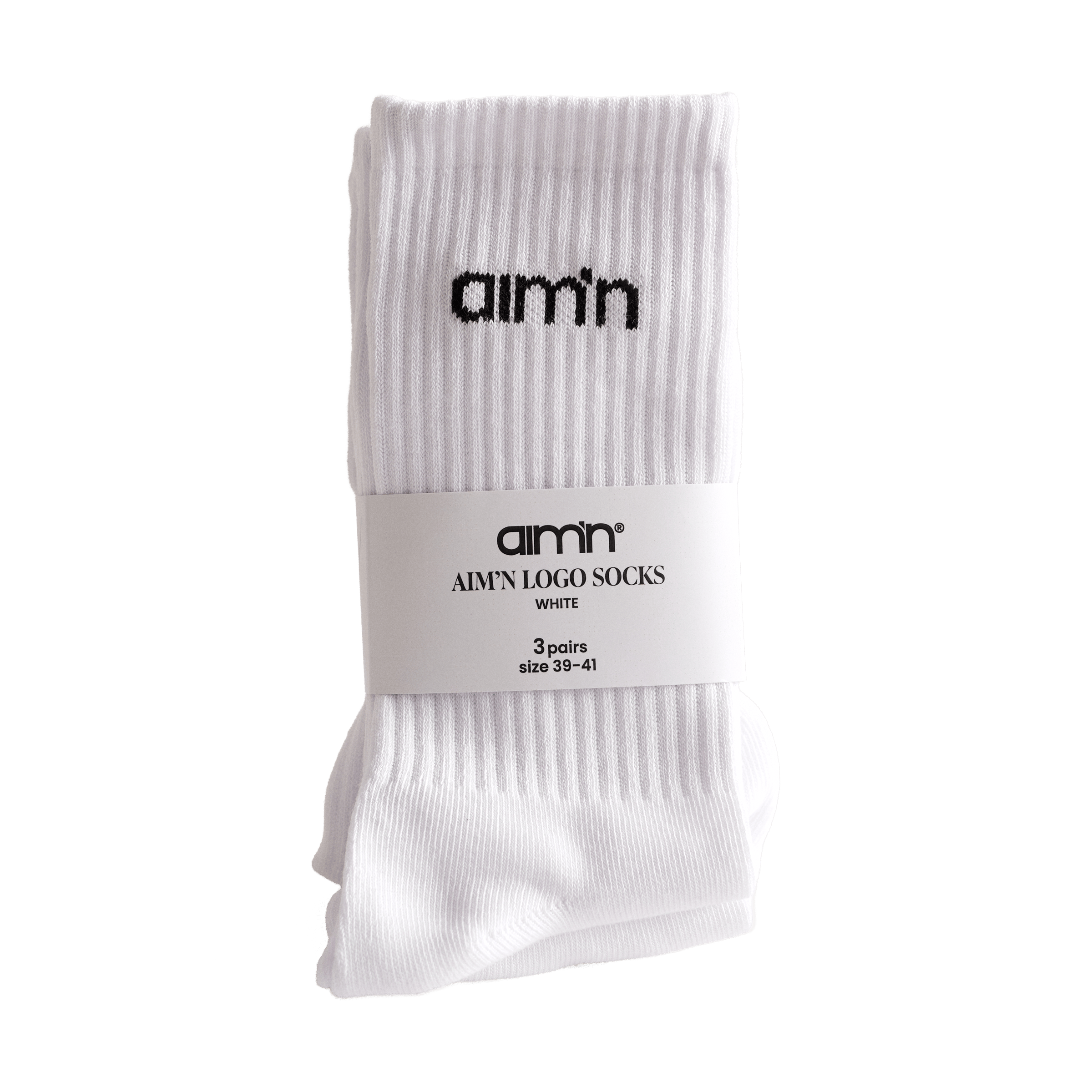 Womens AIM'N (3pk) Logo Socks