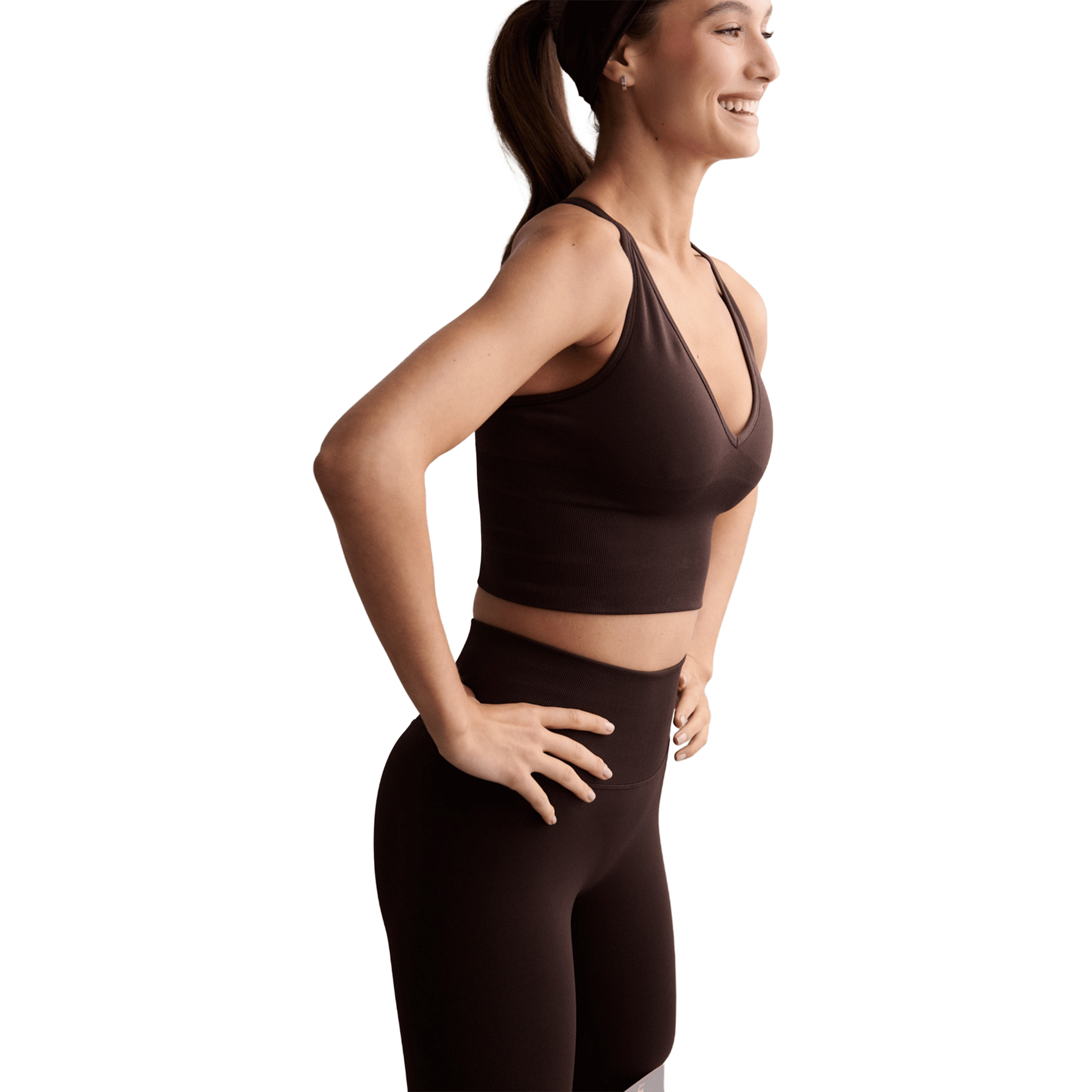 Womens AIM'N Shape Seamless Cross Back Bralette