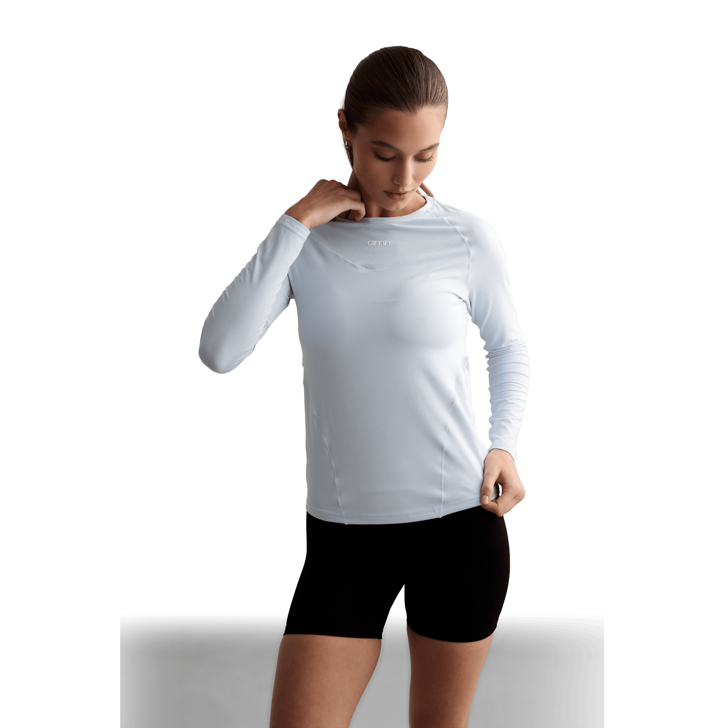 Womens AIM'N Soft Basic Long Sleeve Top
