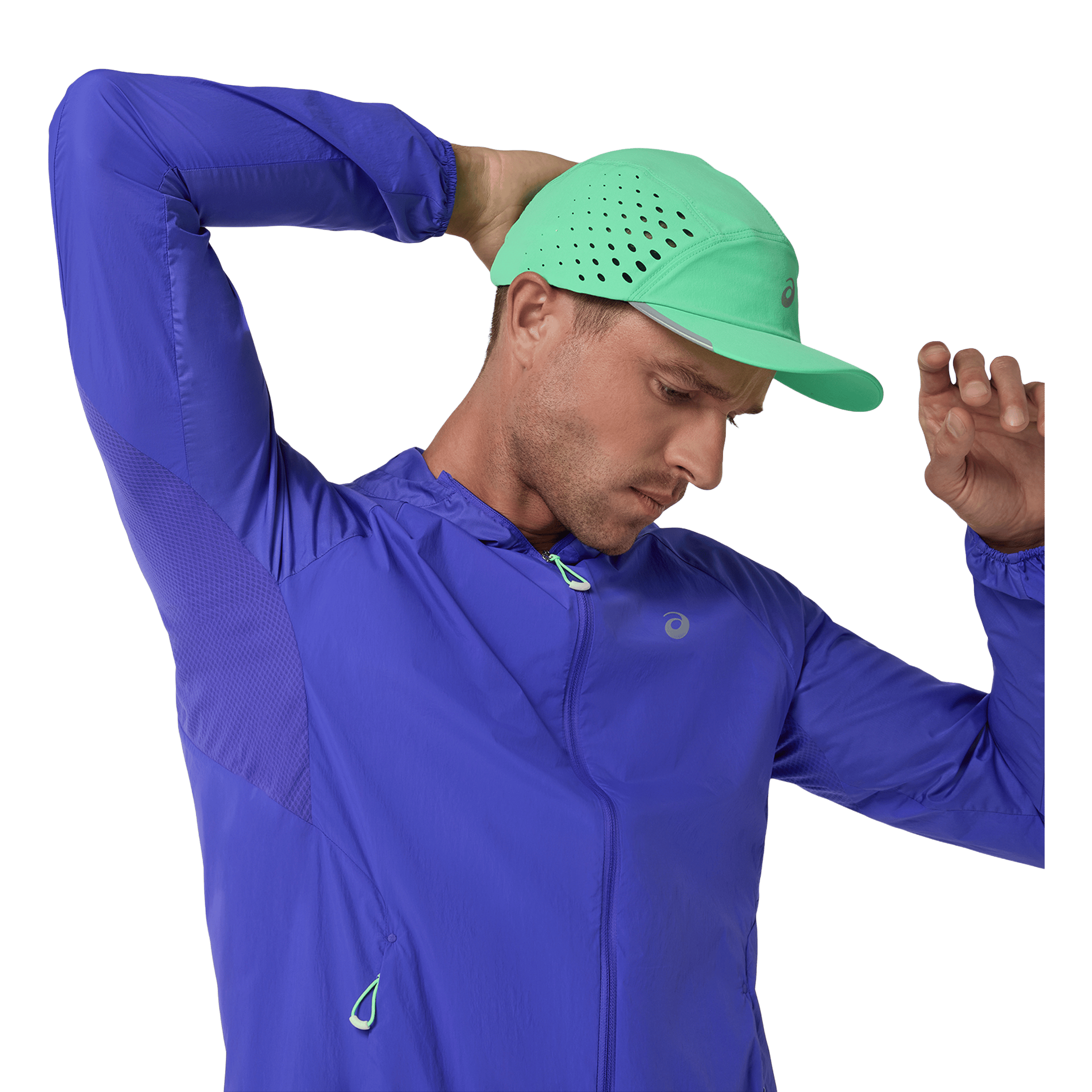 Mens Asics Road Packable Jacket