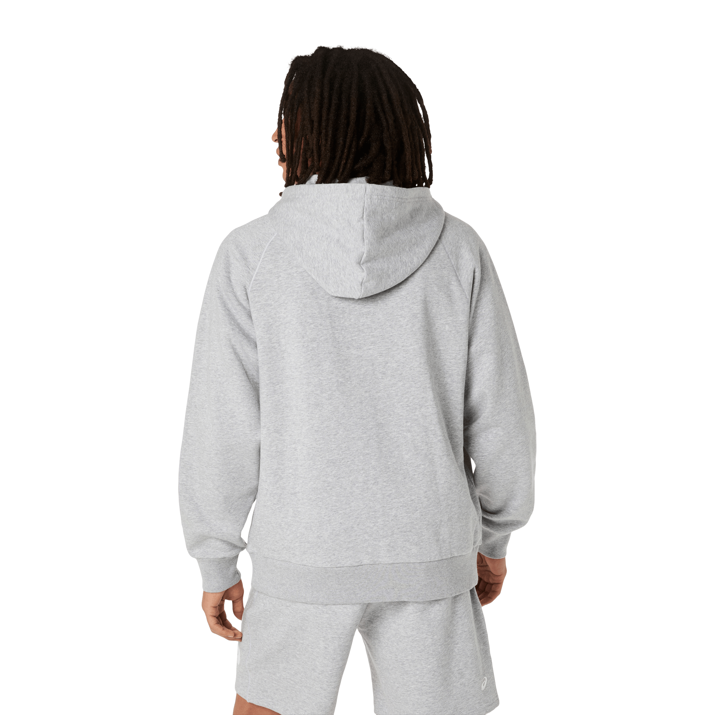 Mens Asics Logo Fleece Full-Zip Hoodie