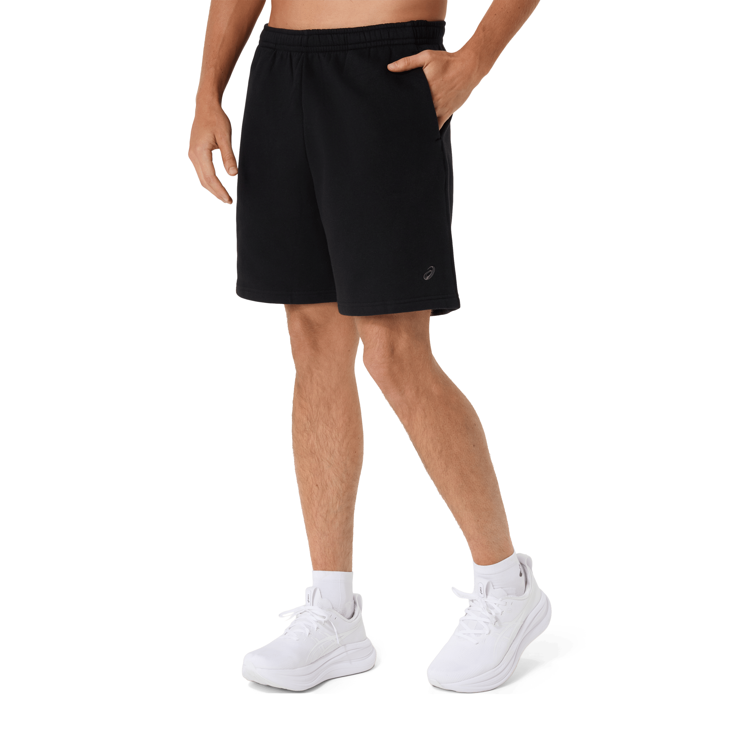 Mens Asics Fleece Relaxed (7") Shorts