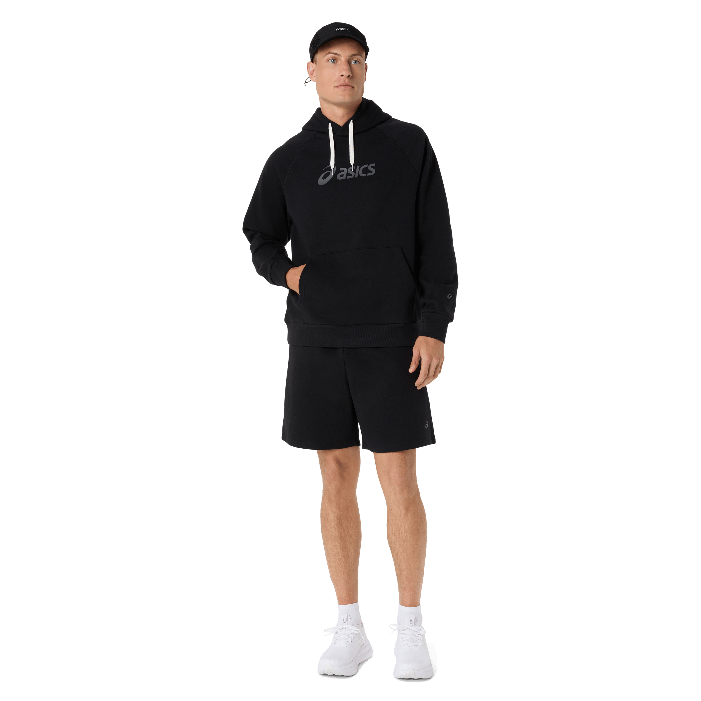 Mens Asics Fleece Relaxed (7") Shorts