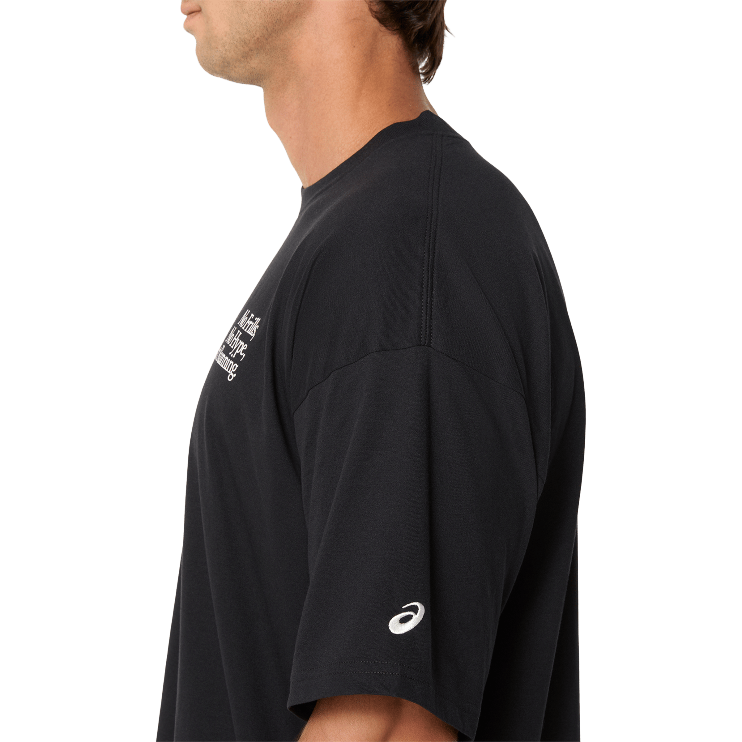 Asics Mens Runner Message Graphic Tee Performance Black | Sports Direct ...