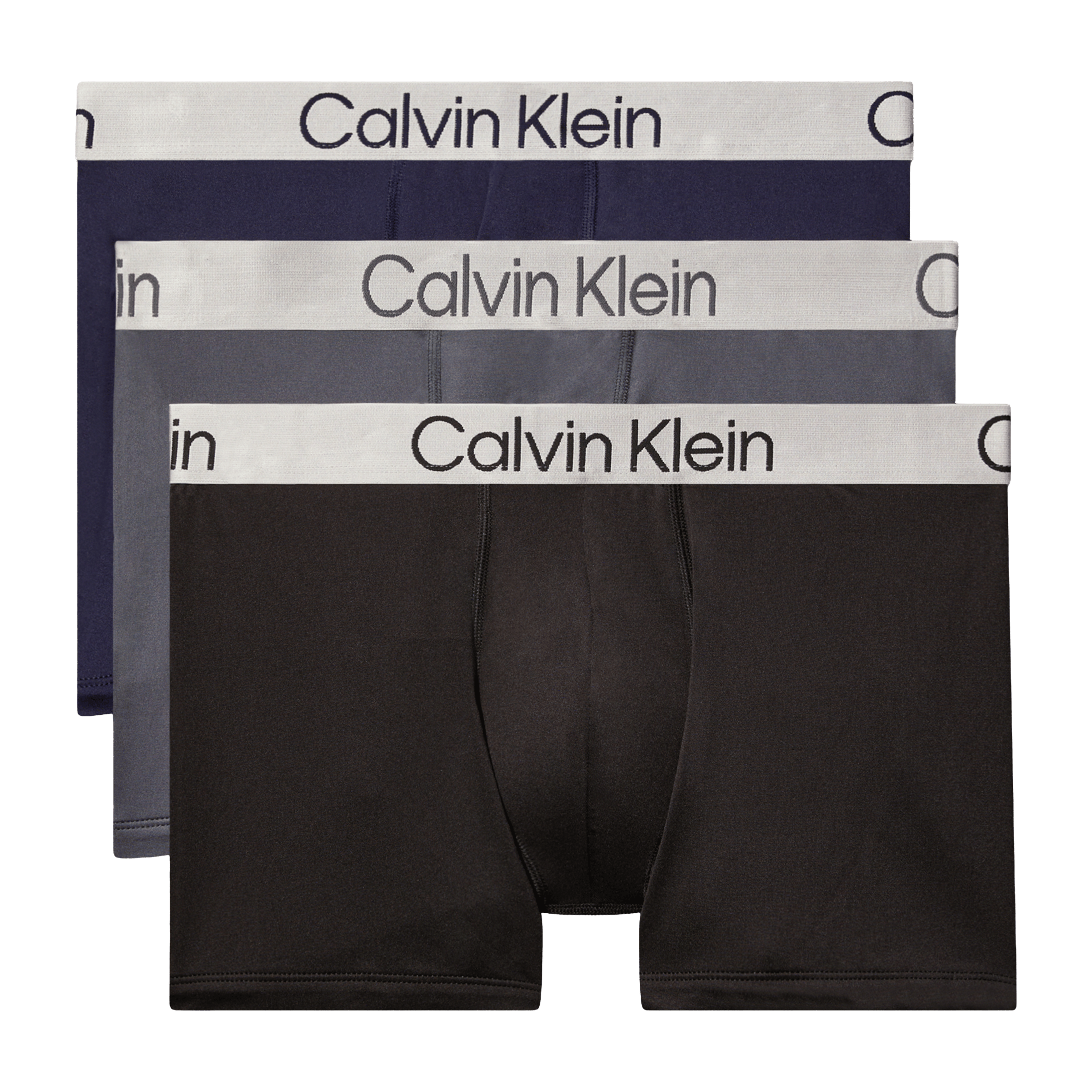 Calvin Klein (3pk) Trunks Microfiber Stretch Chromatic