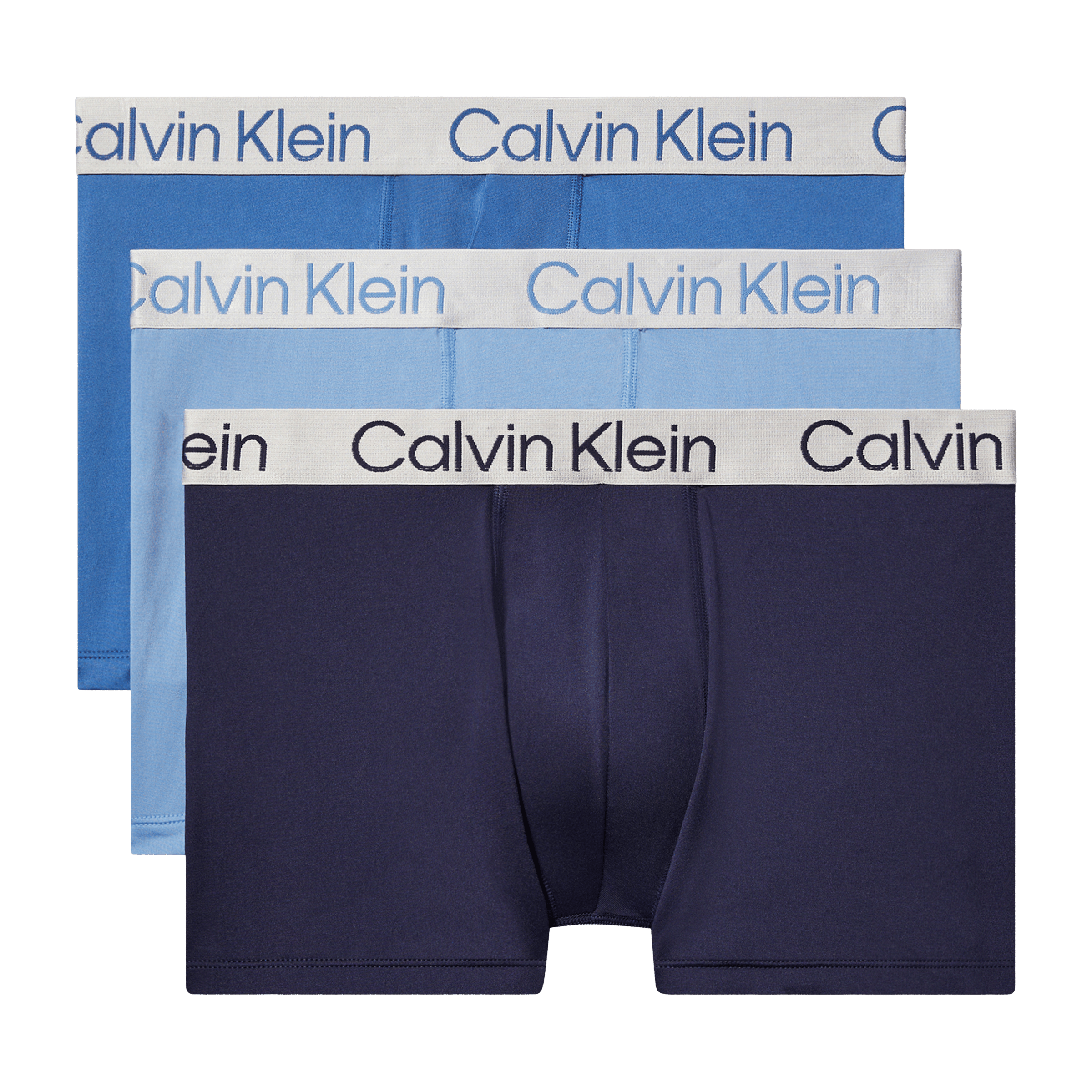 Calvin Klein (3pk) Trunks Microfiber Stretch Chromatic
