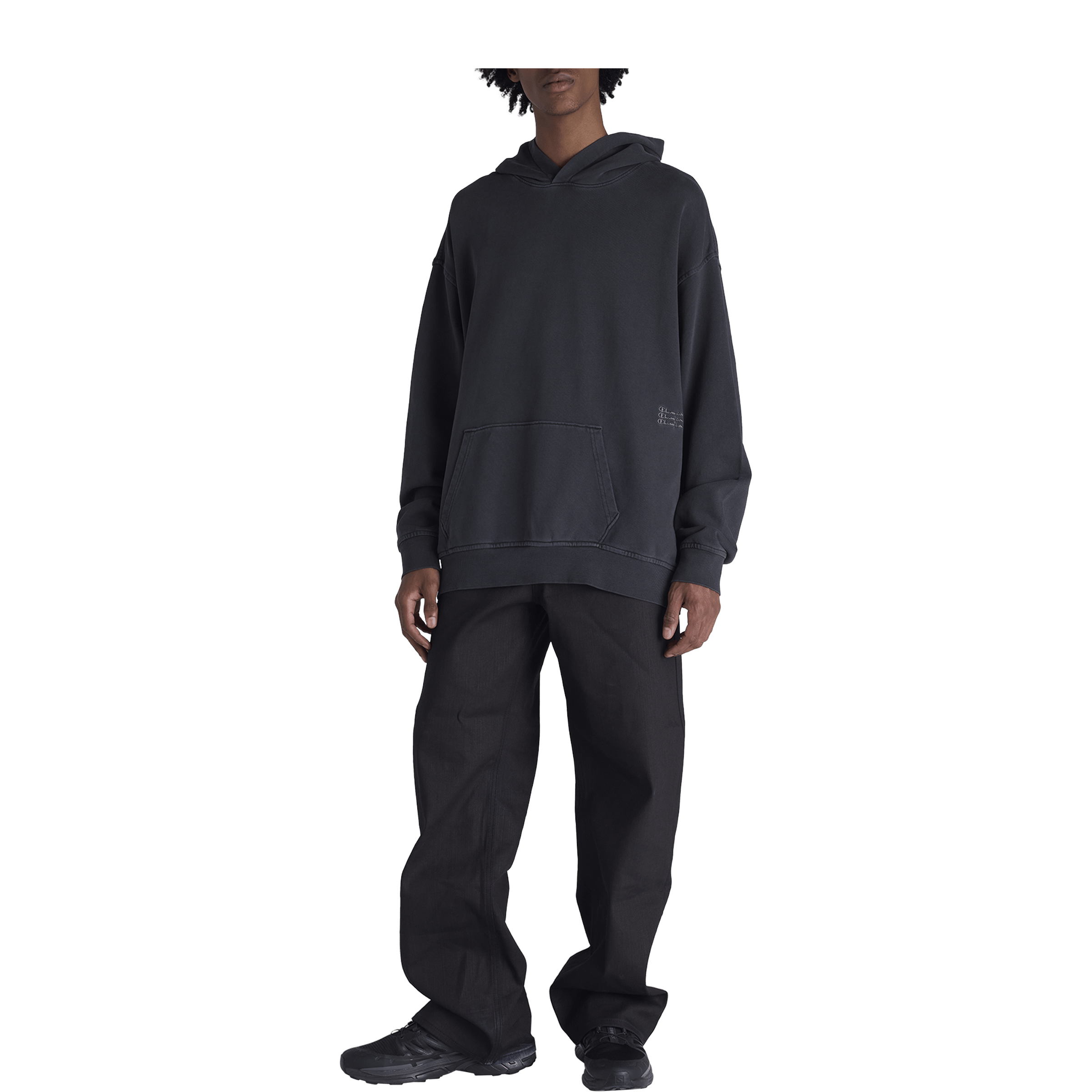 Mens Champion Rochester Vintage Wash Hoodie