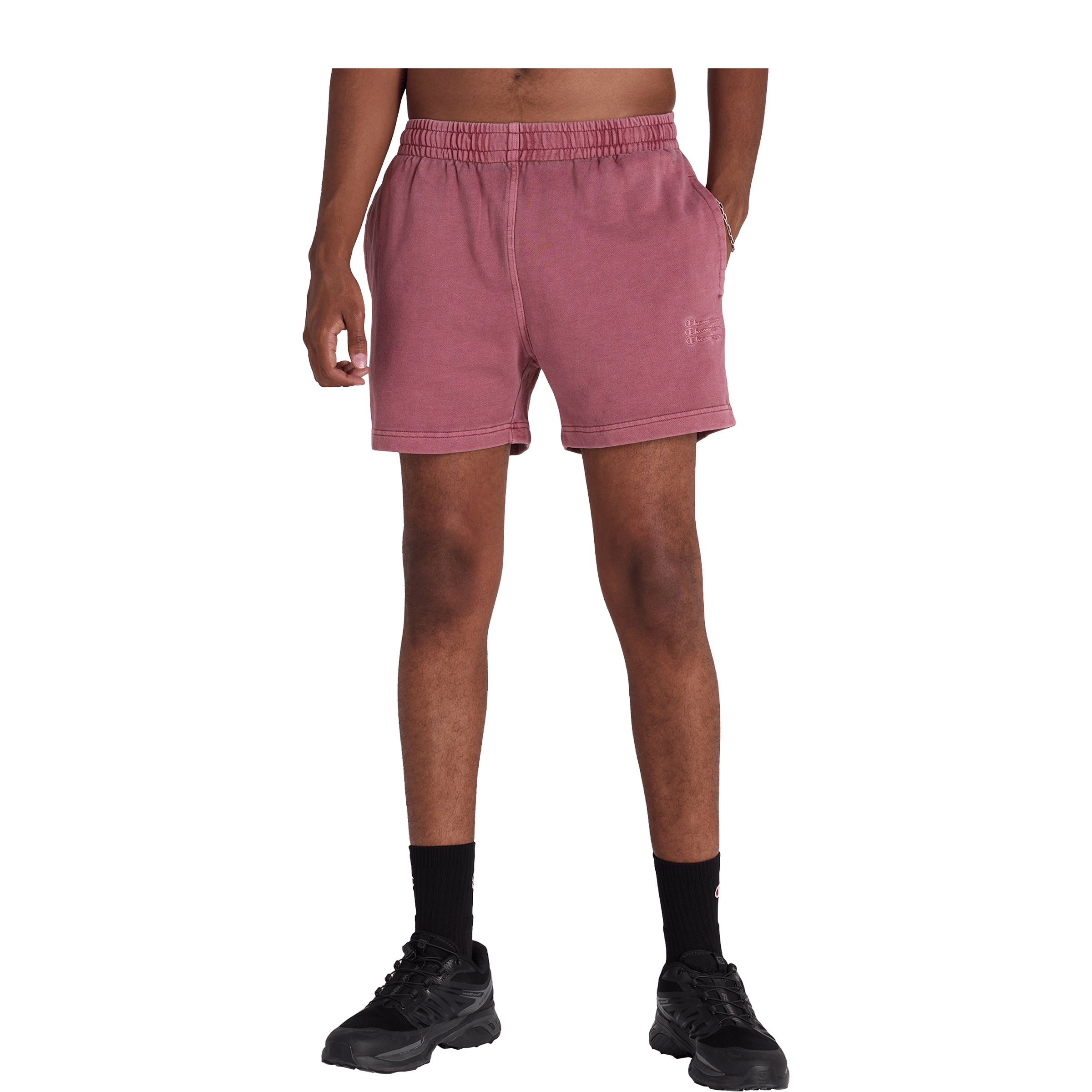 Mens Champion Rochester Vintage Wash 7" Shorts