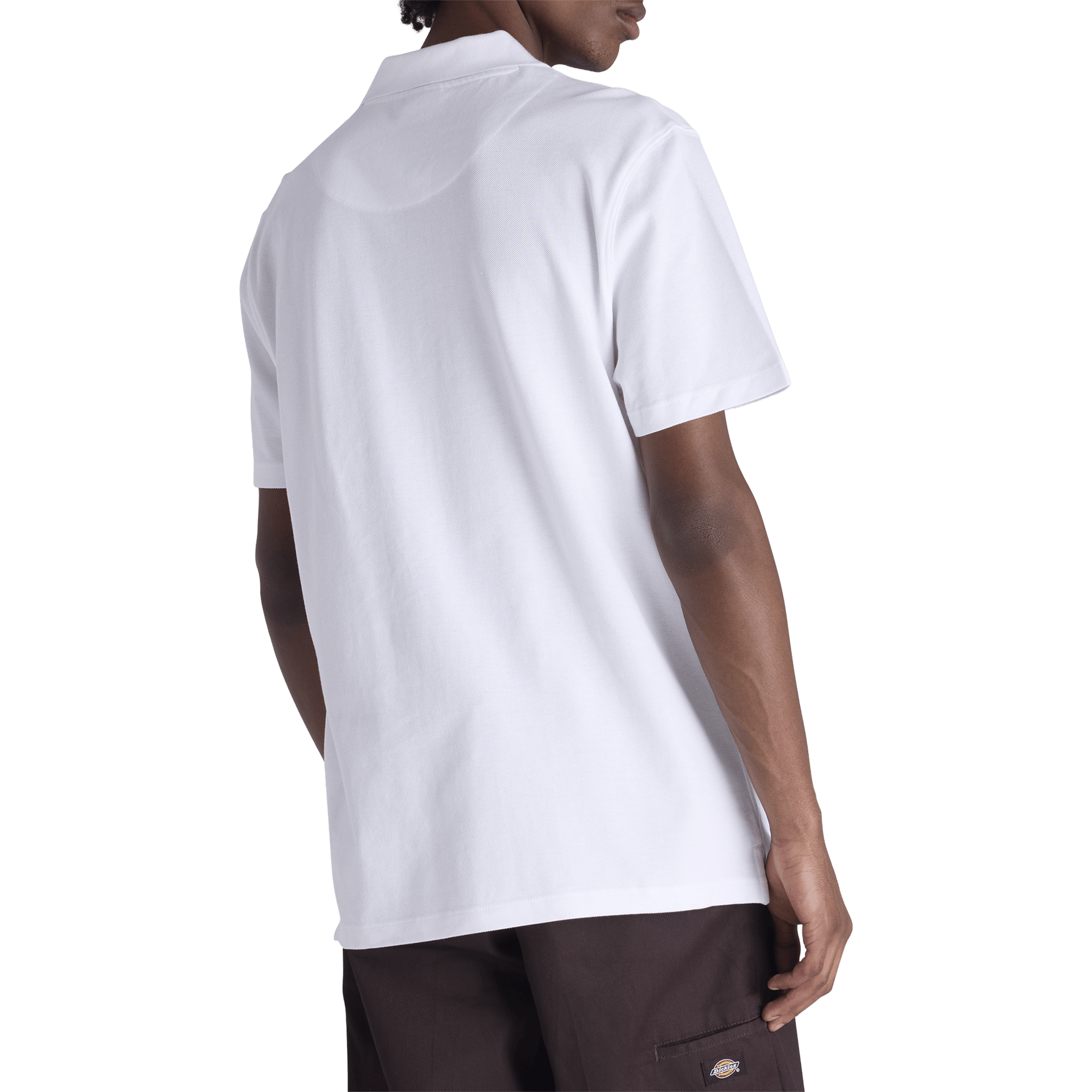 Mens Champion Script Pique Polo Shirt