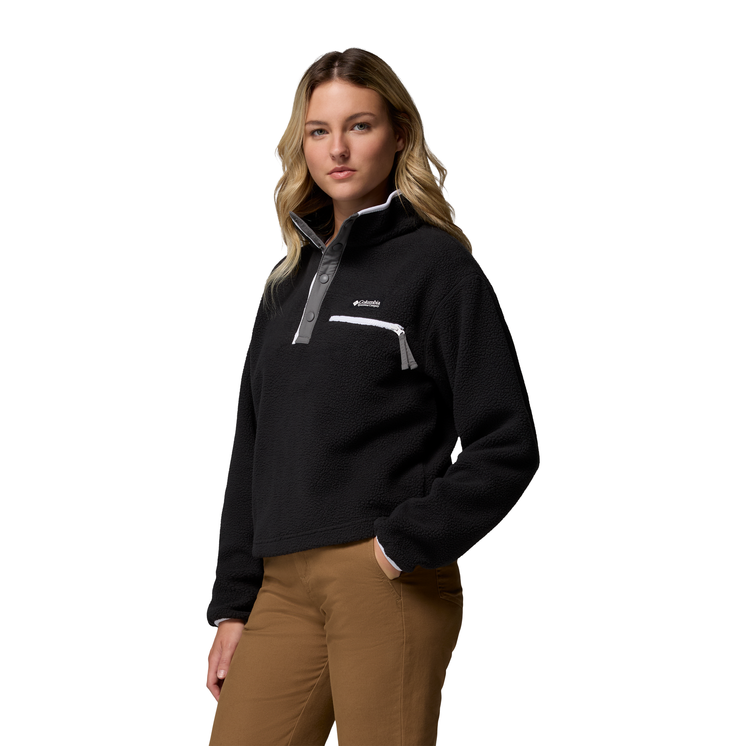 Columbia Helvetia™ II Cropped Half Snap Fleece Pullover