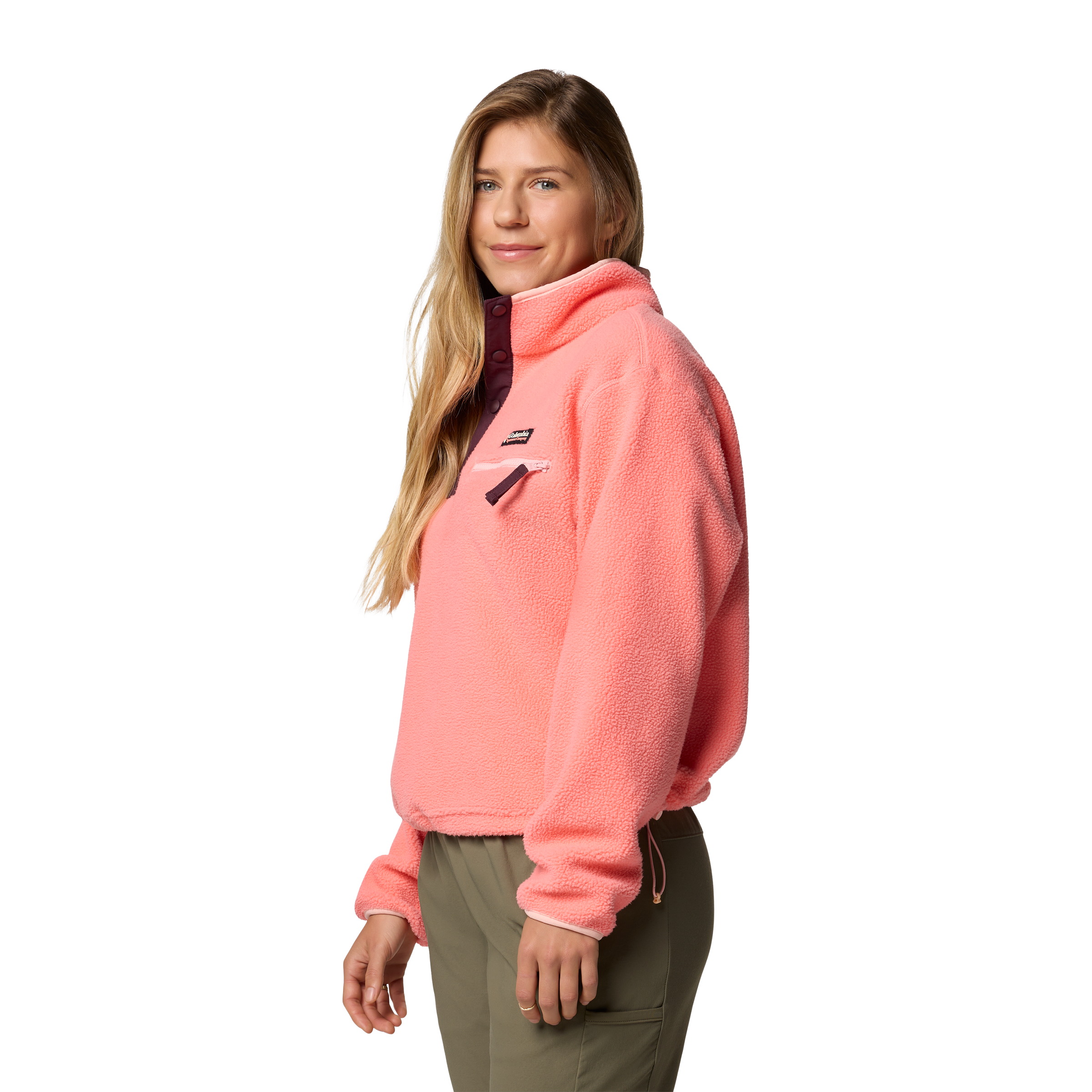 Columbia Helvetia™ II Cropped Half Snap Fleece Pullover