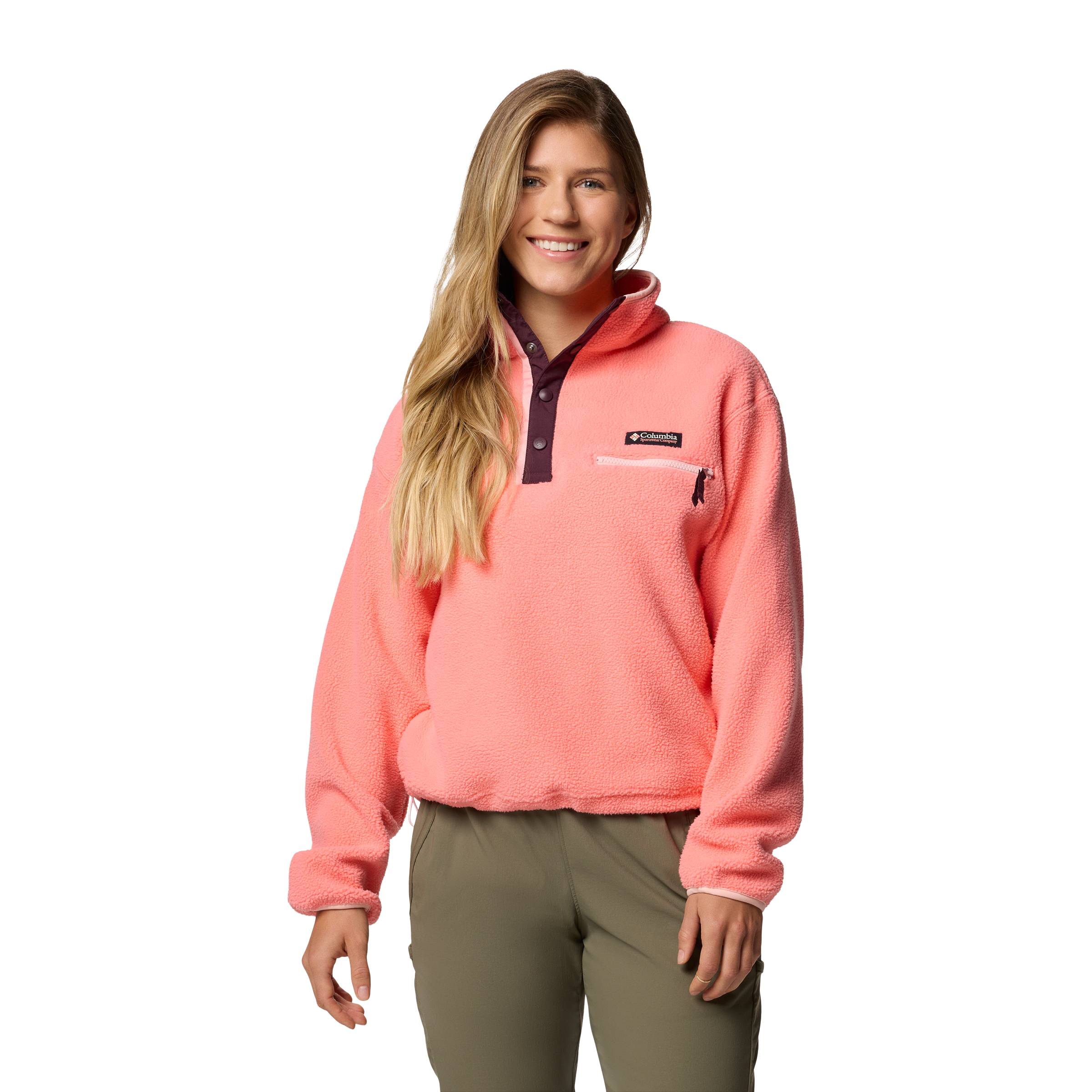 Columbia Helvetia™ II Cropped Half Snap Fleece Pullover