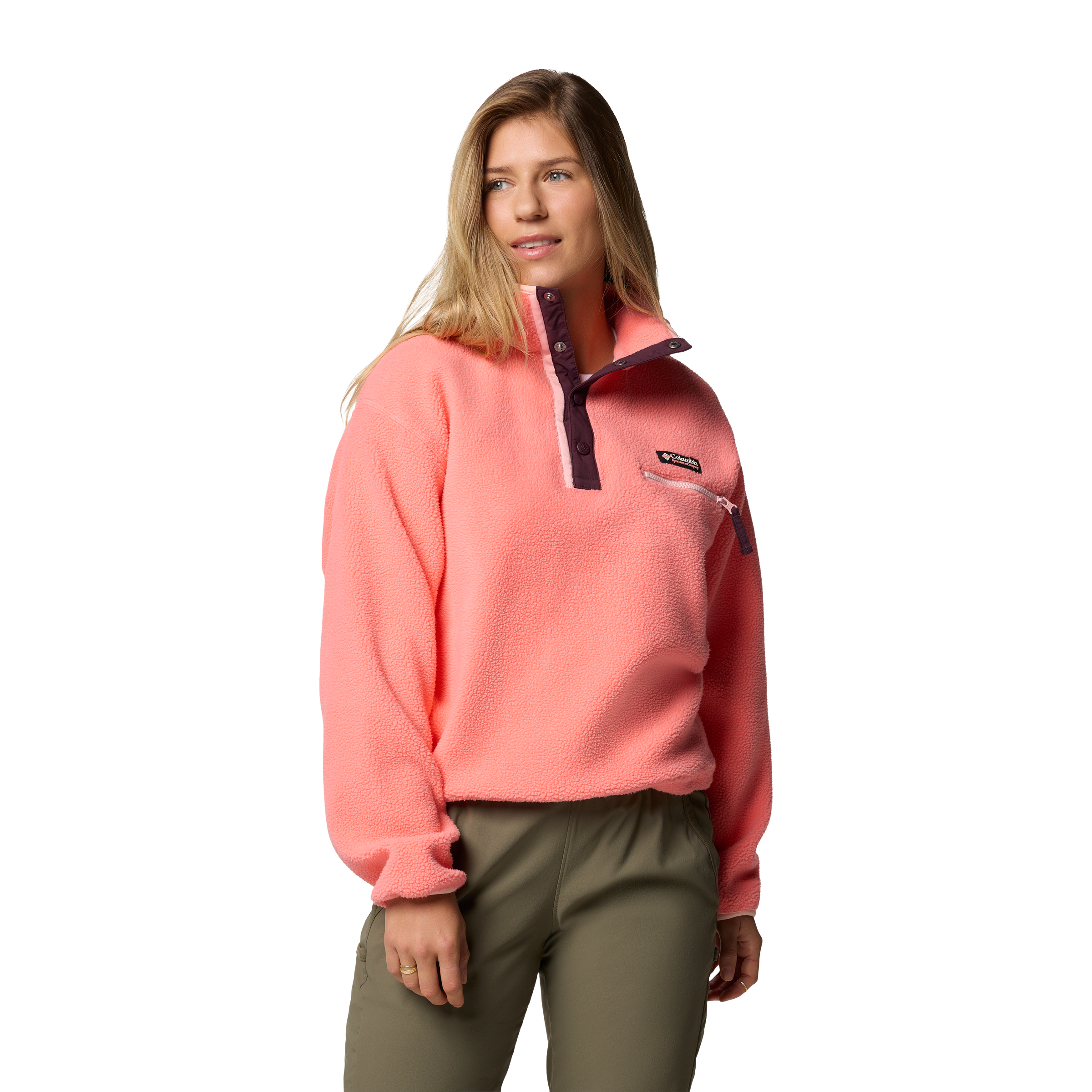 Columbia Helvetia™ II Cropped Half Snap Fleece Pullover