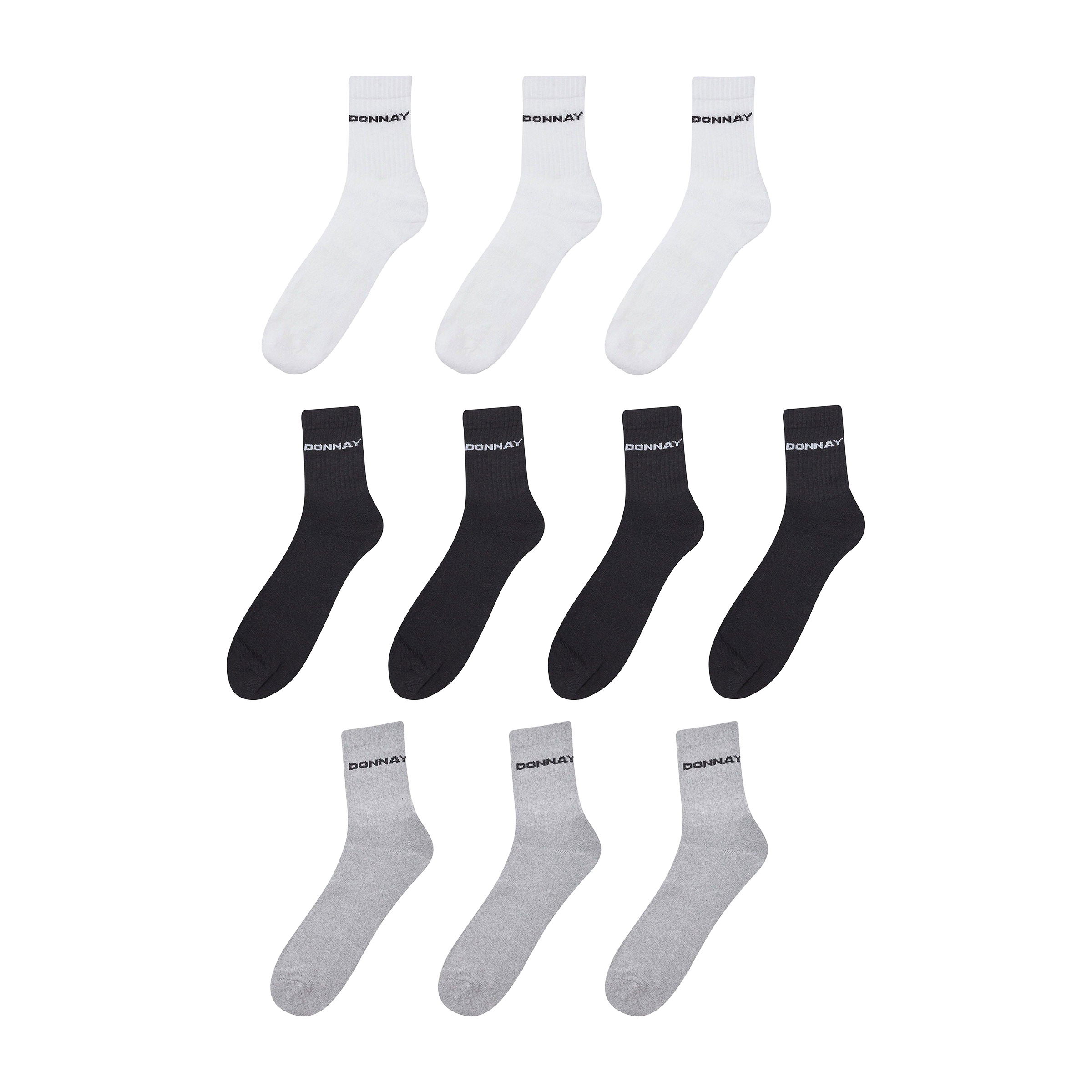 Donnay Quarter Crew (10pk) Socks