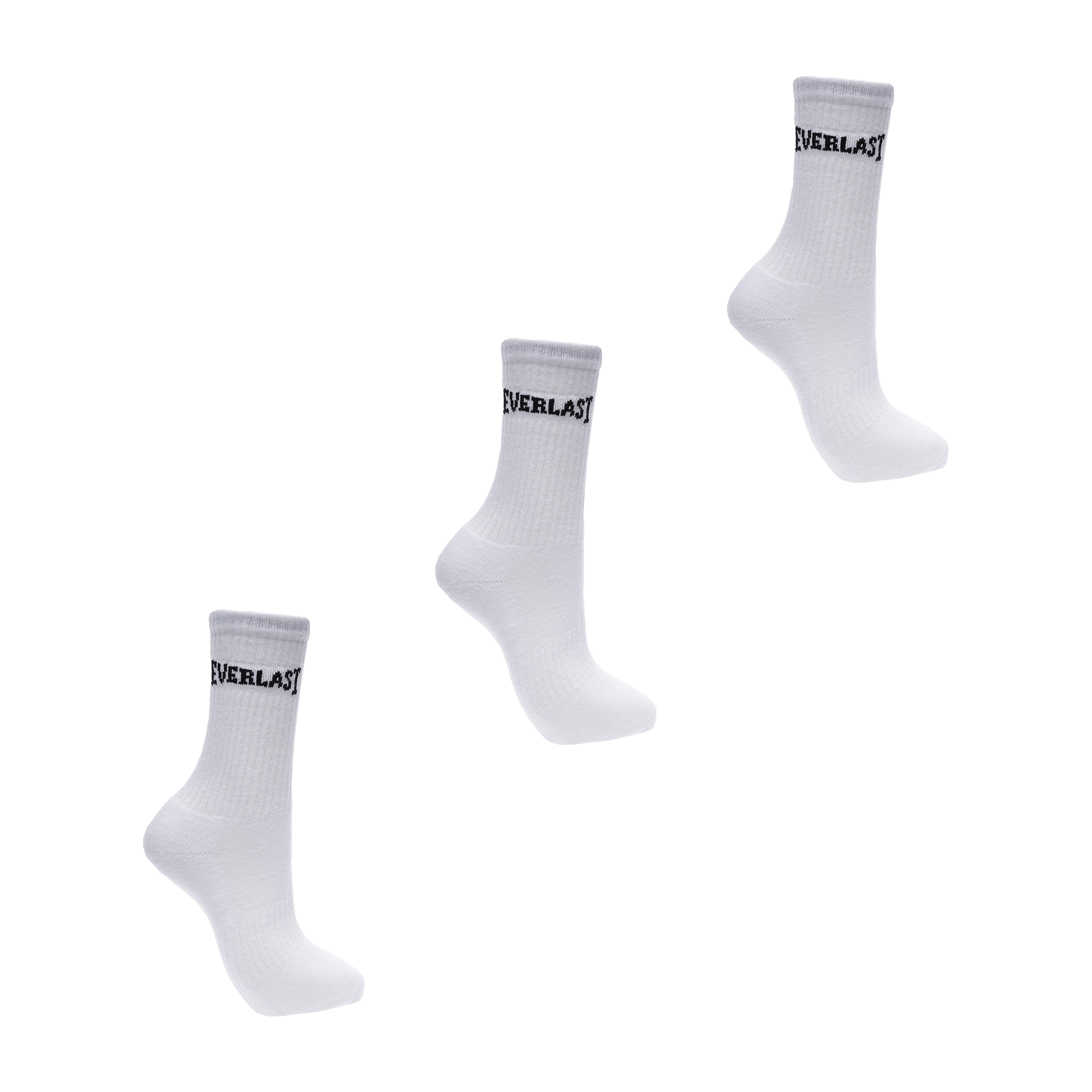 Womens Everlast (3pk) Crew Socks - UK 7-11 (US 7.5-12)