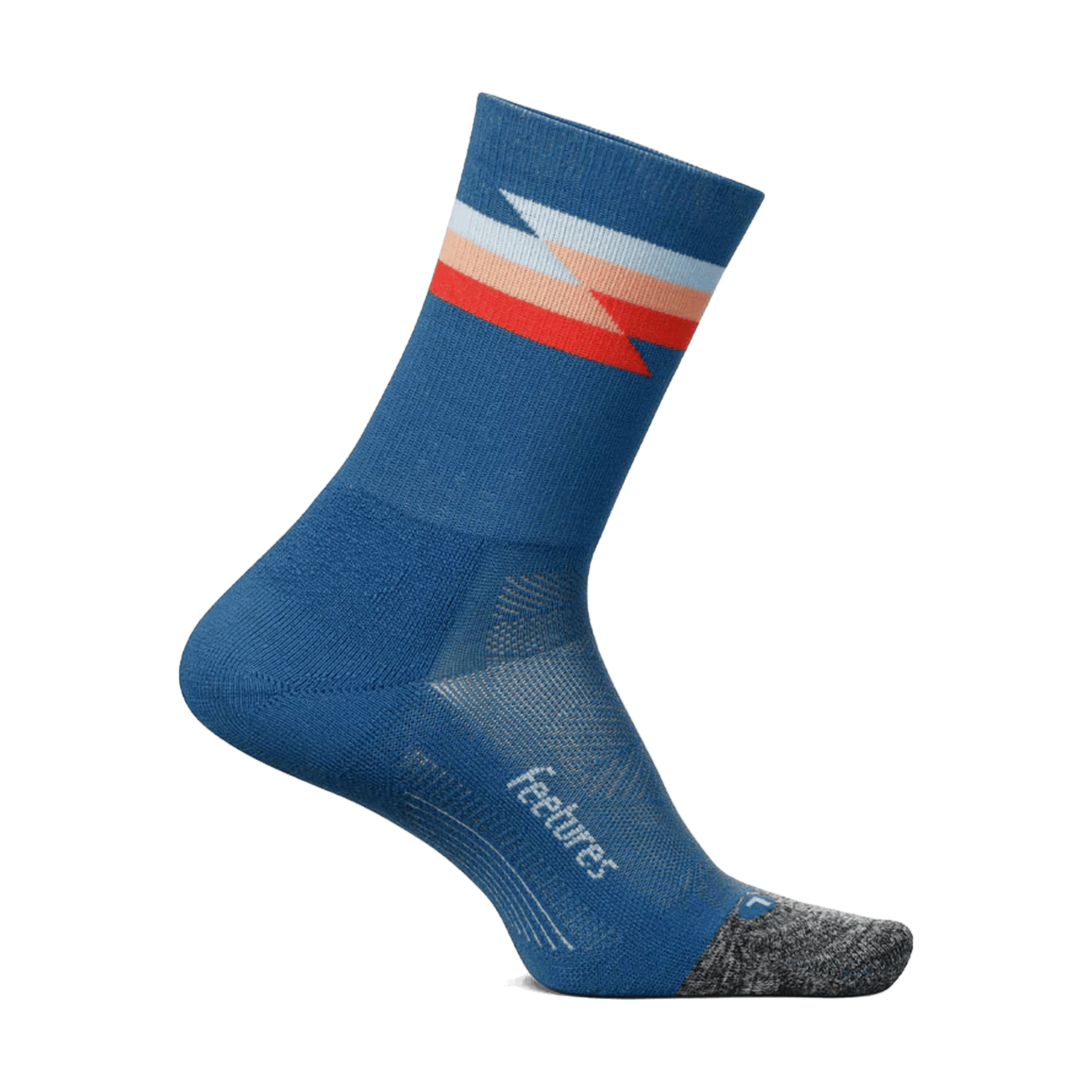 Unisex Feetures Elite Light Cushion Mini-Crew Socks