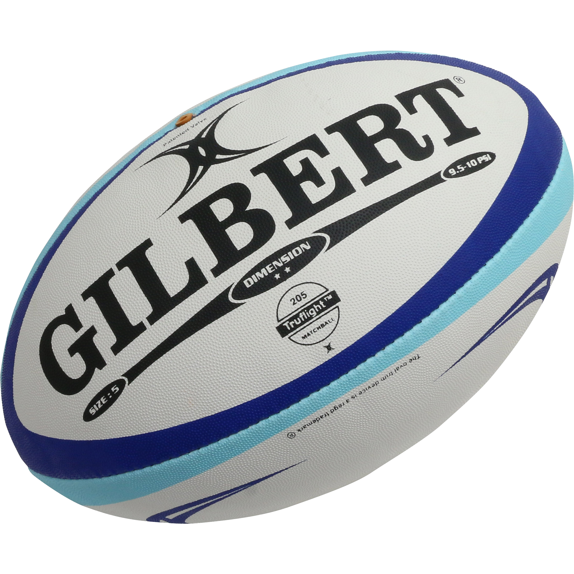 Gilbert Dimension (Sz 5) Rugby Match Ball
