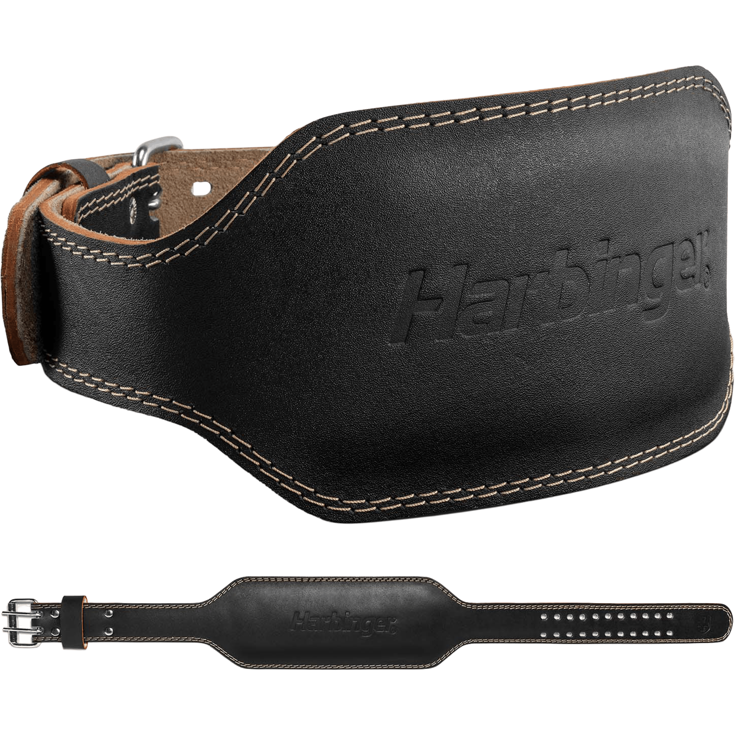 Harbinger 6-inch Padded (Leather) 2.0 Weight Lifting Belt