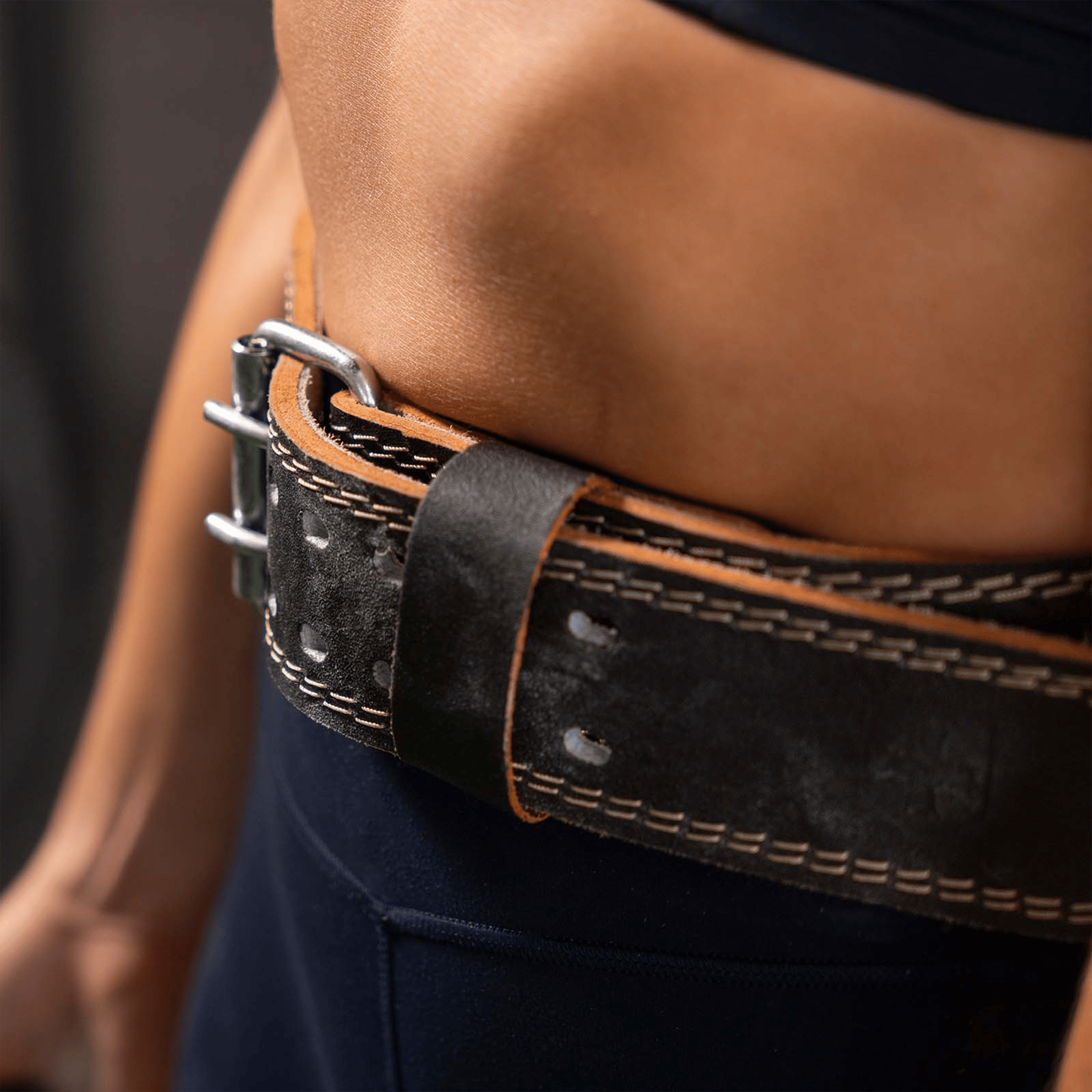 Harbinger 6-inch Padded (Leather) 2.0 Weight Lifting Belt