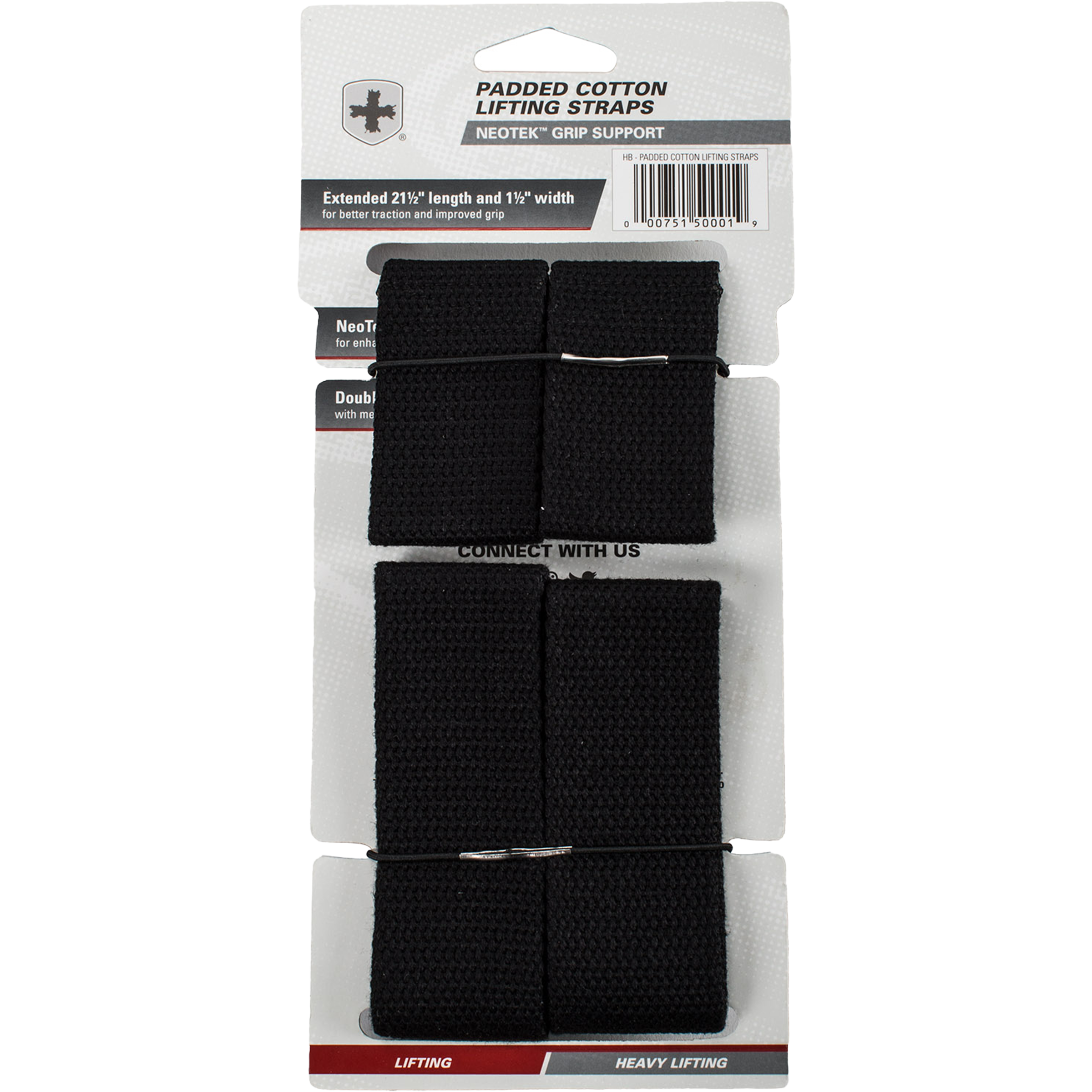 Harbinger Padded Cotton Lifting Straps
