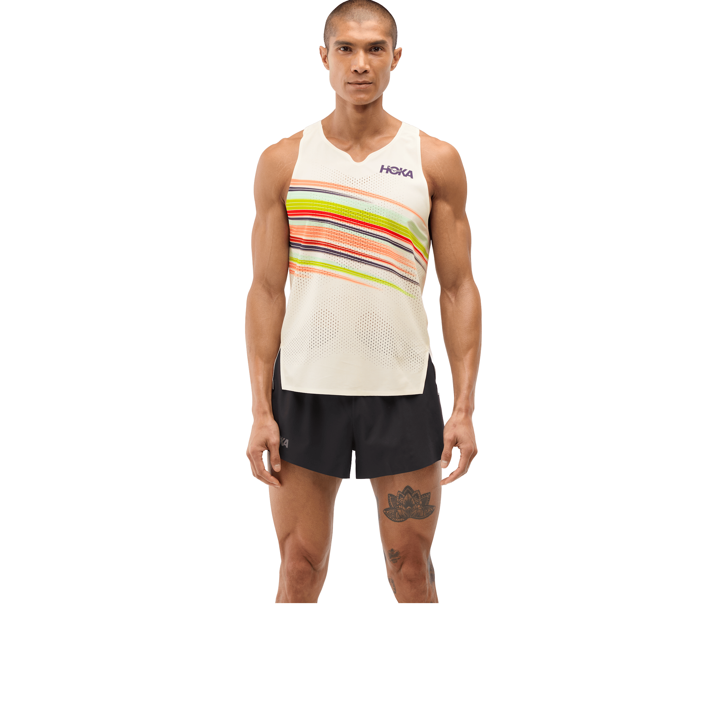 Mens Hoka Race Day Singlet
