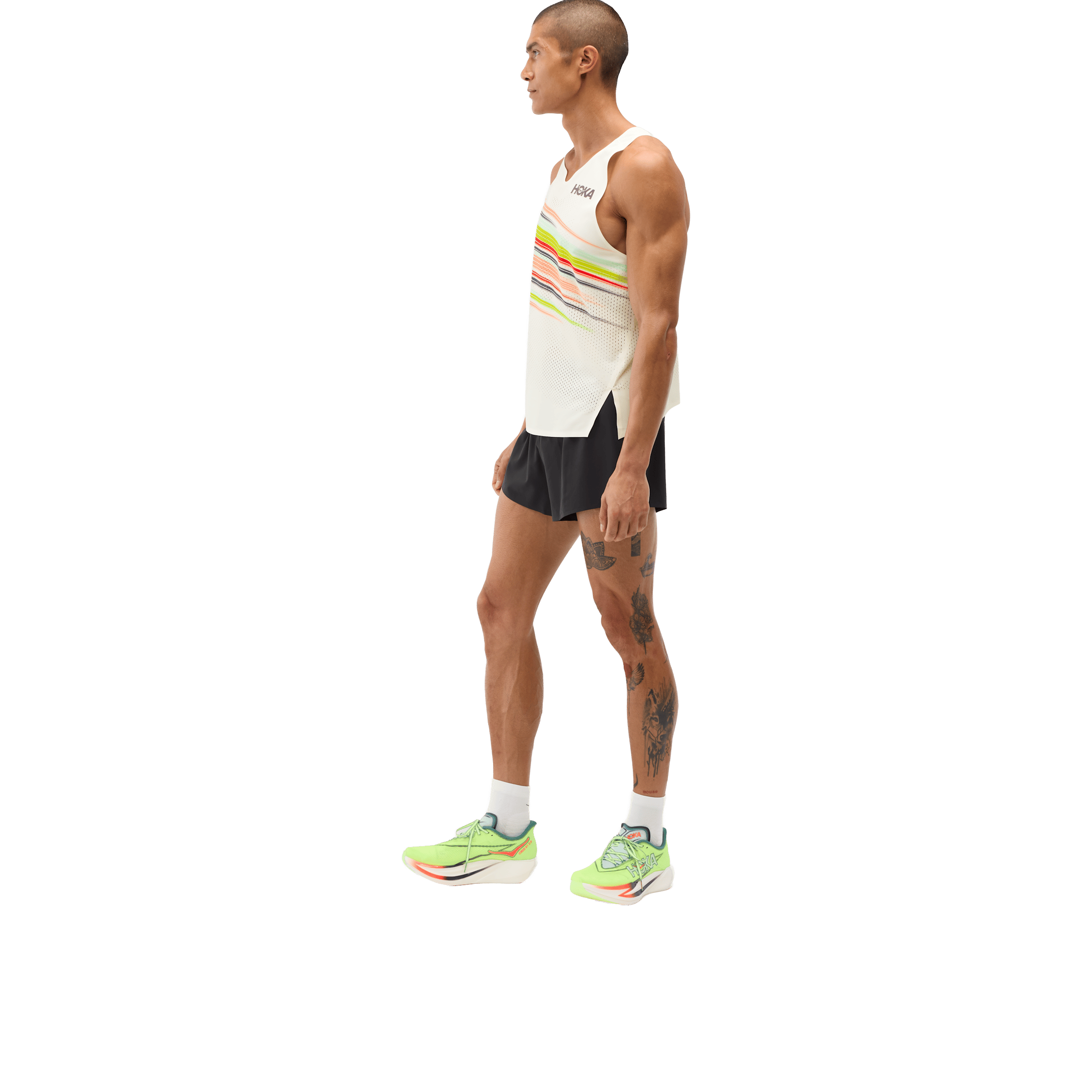 Mens Hoka Race Day Singlet