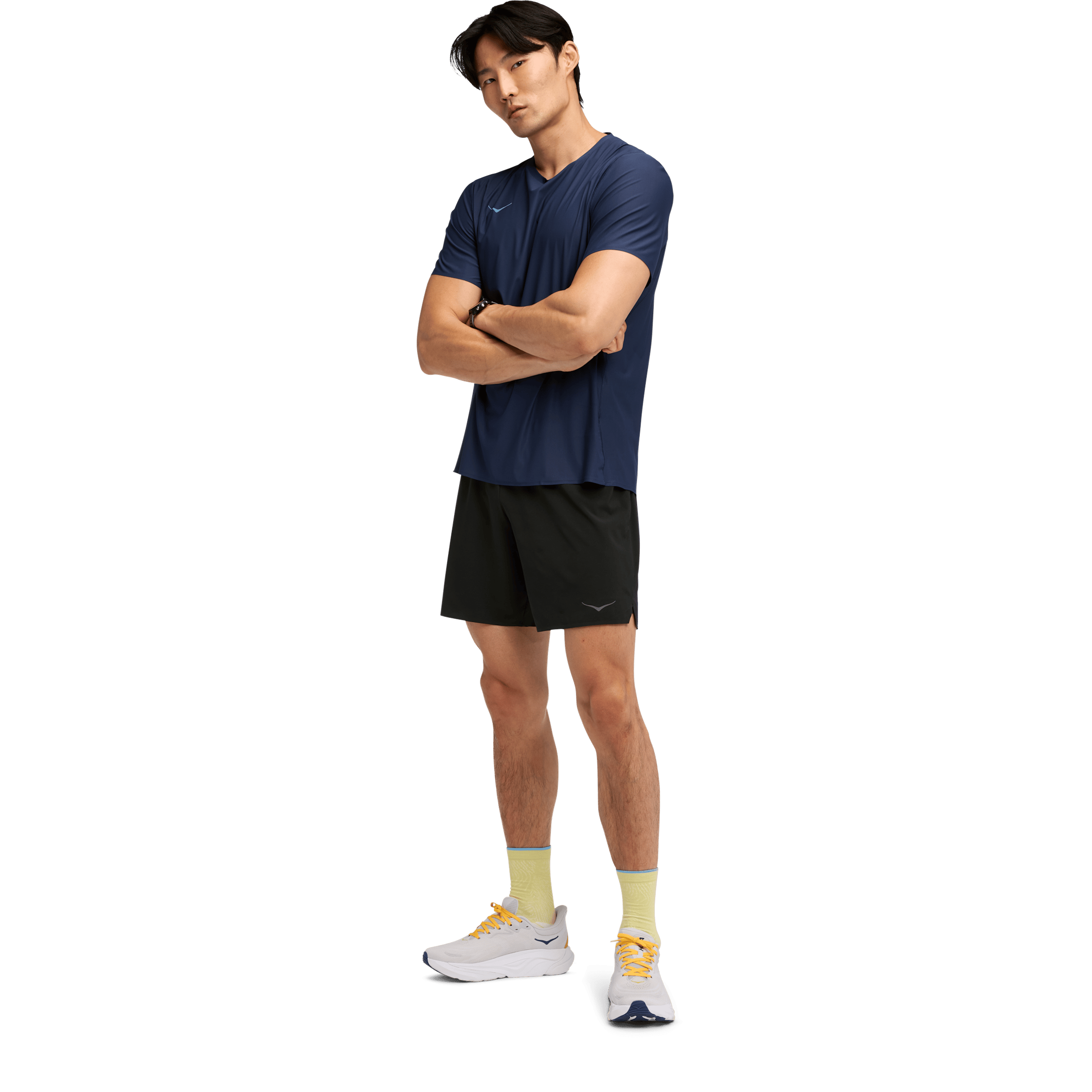 Mens Hoka Glide 4'' Shorts