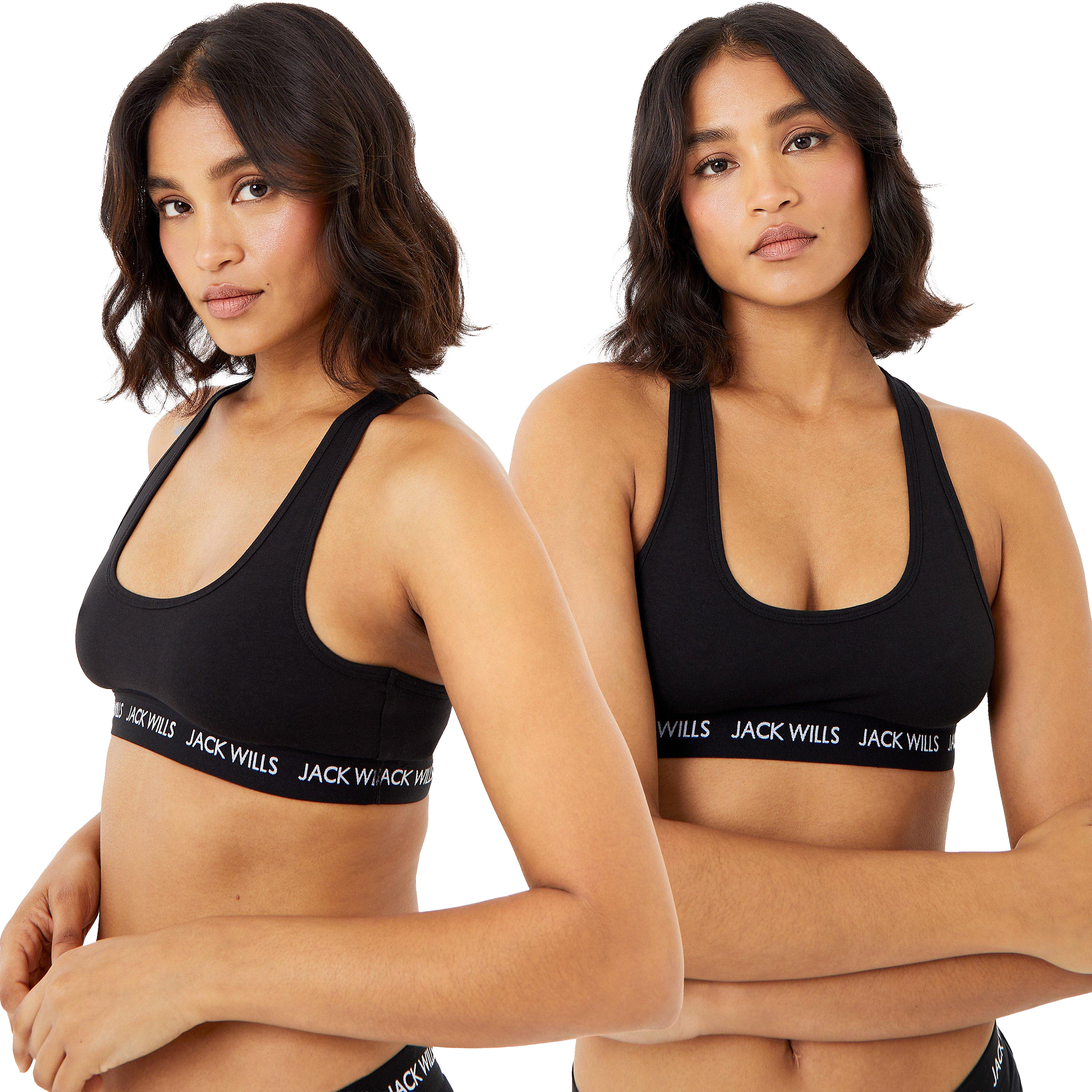 Jack Wills Dibsdall Multipack Bralette (2pk)