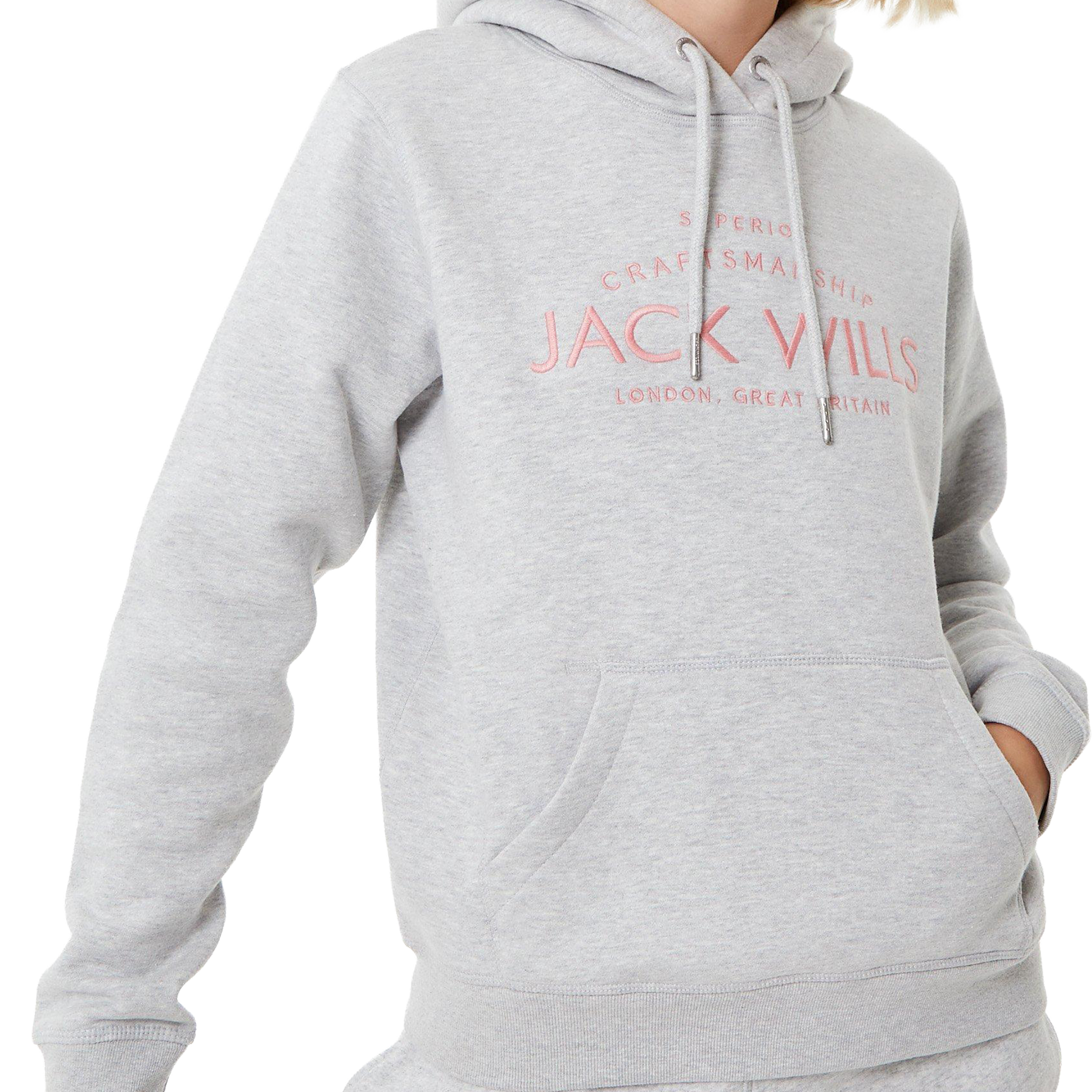 Jack Wills Hunston Graphic Logo Hoodie