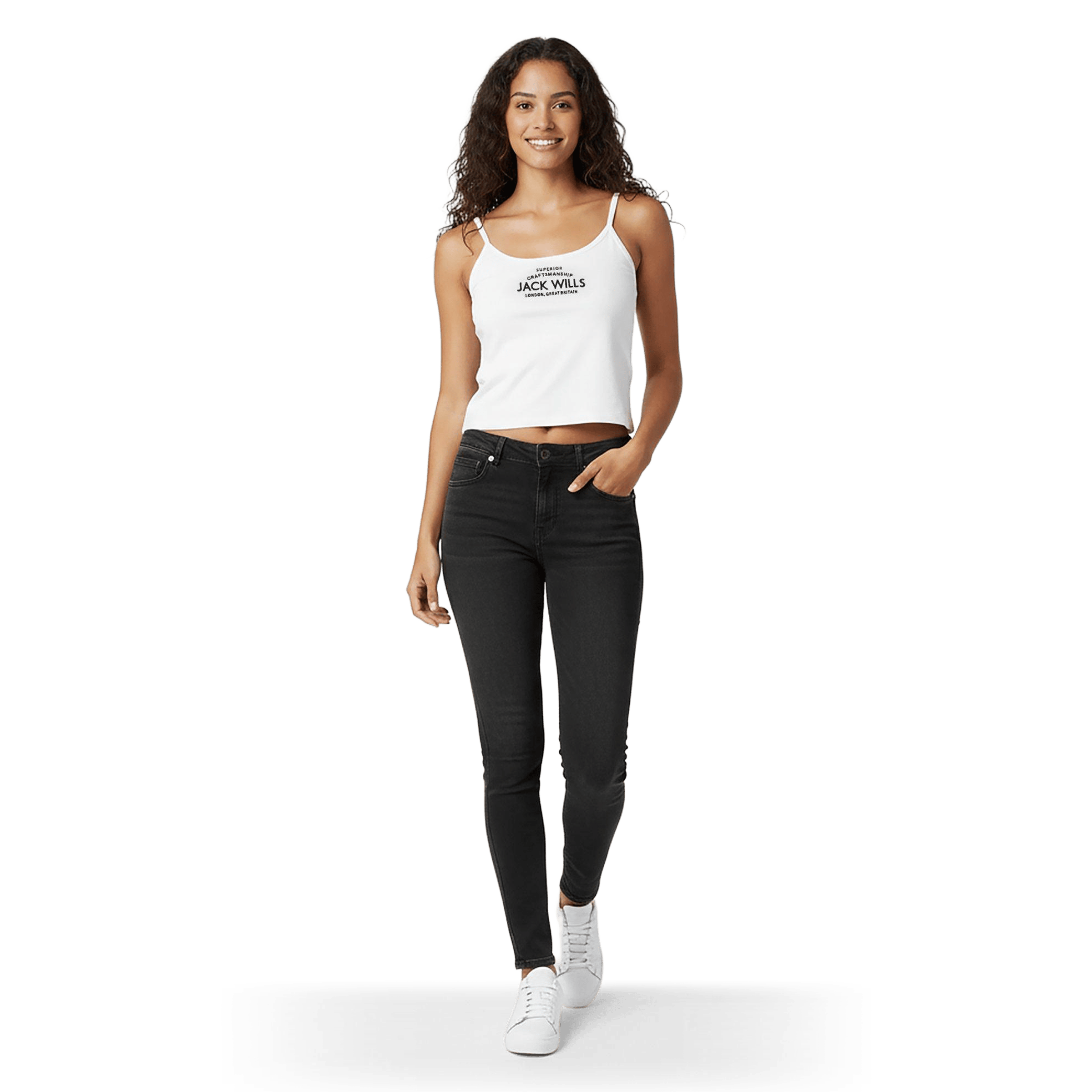 Womens Jack Wills Roseberry Strap Vest